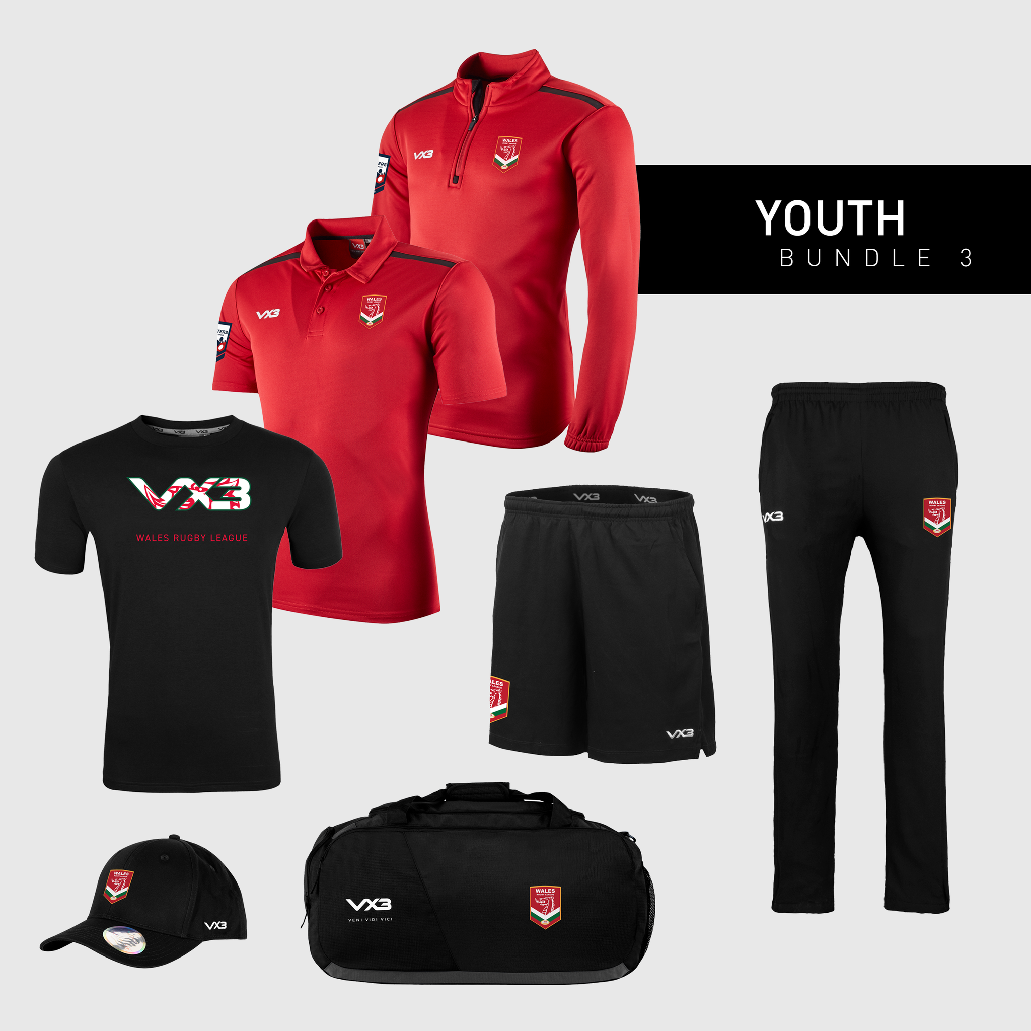 Wales Rugby League Masters Youth Bundle 3