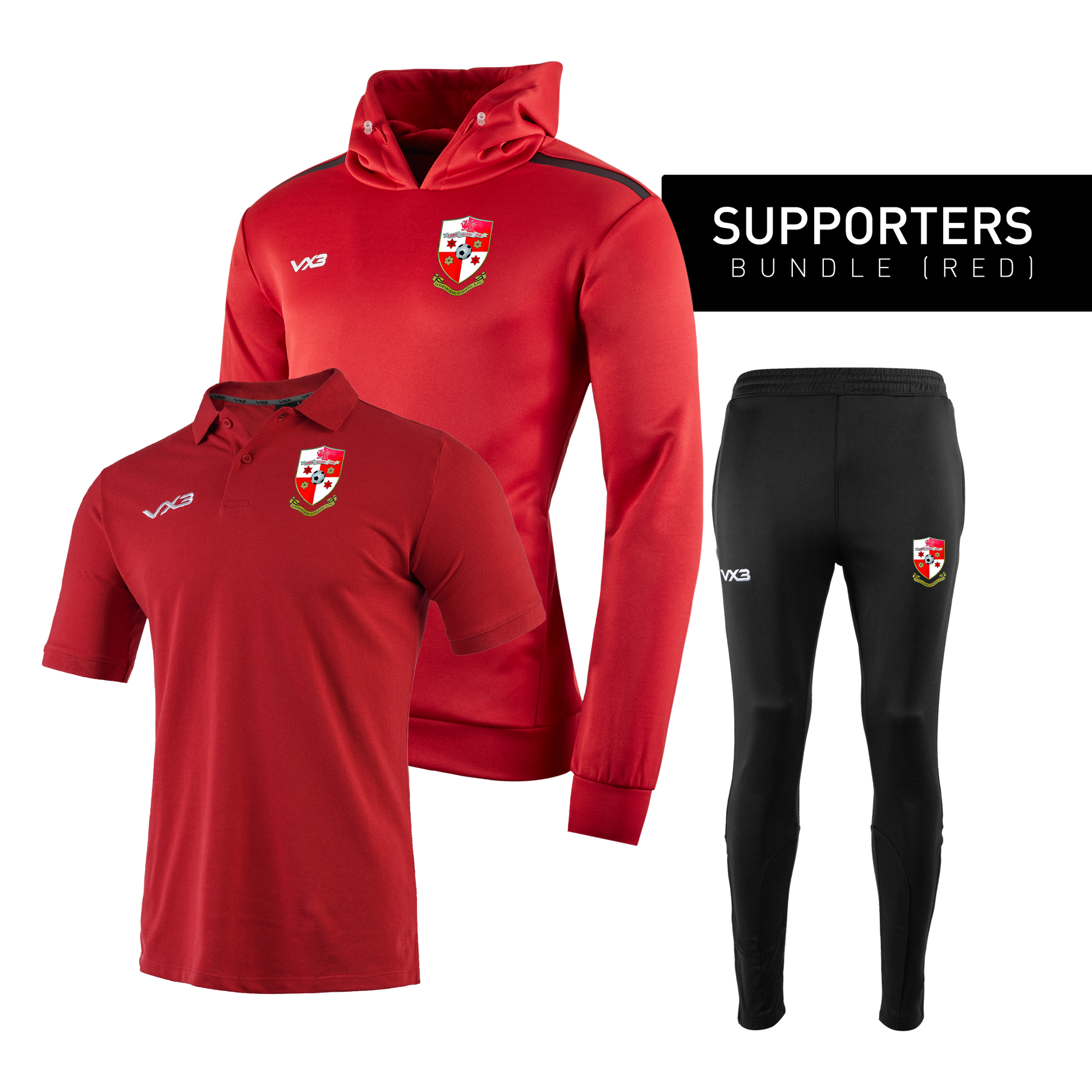 Godrergraig Athletic AFC - Supporters Bundle (Red)