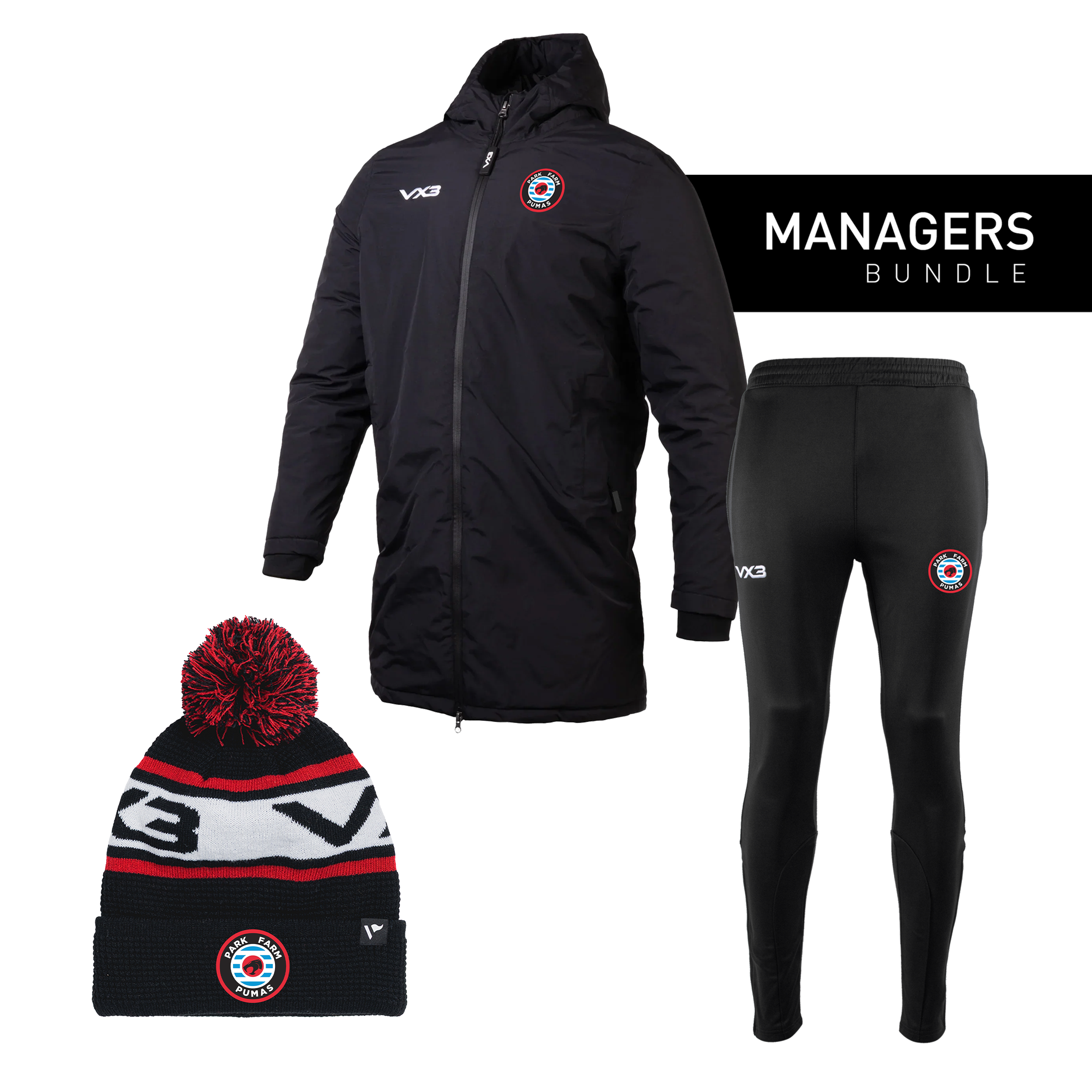 Park Farm Pumas FC Managers Bundle