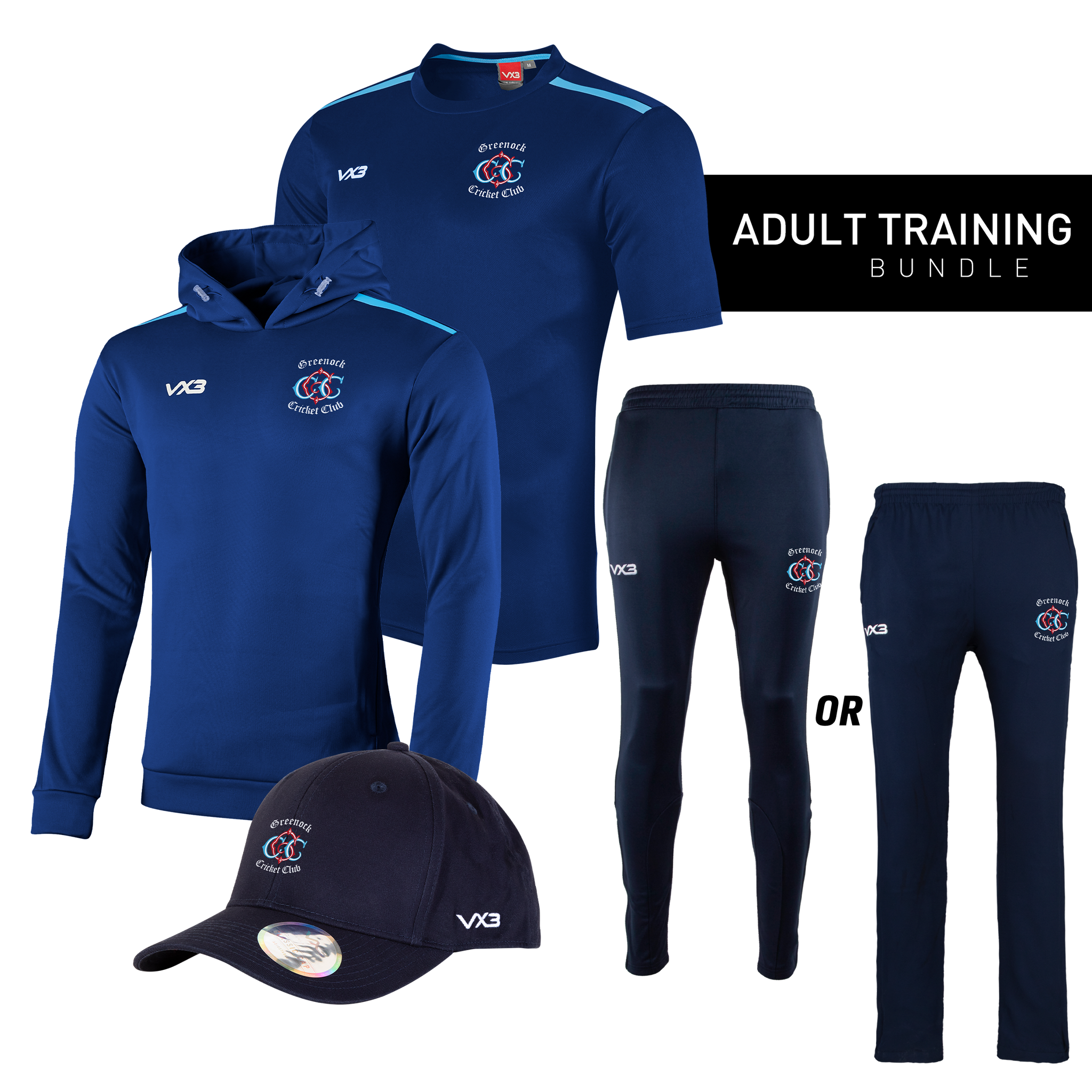 Greenock Cricket Club - Adult Training Bundle (Men/Ladies)