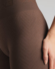 Spira Seamless Bra and Legging Set Chocolate