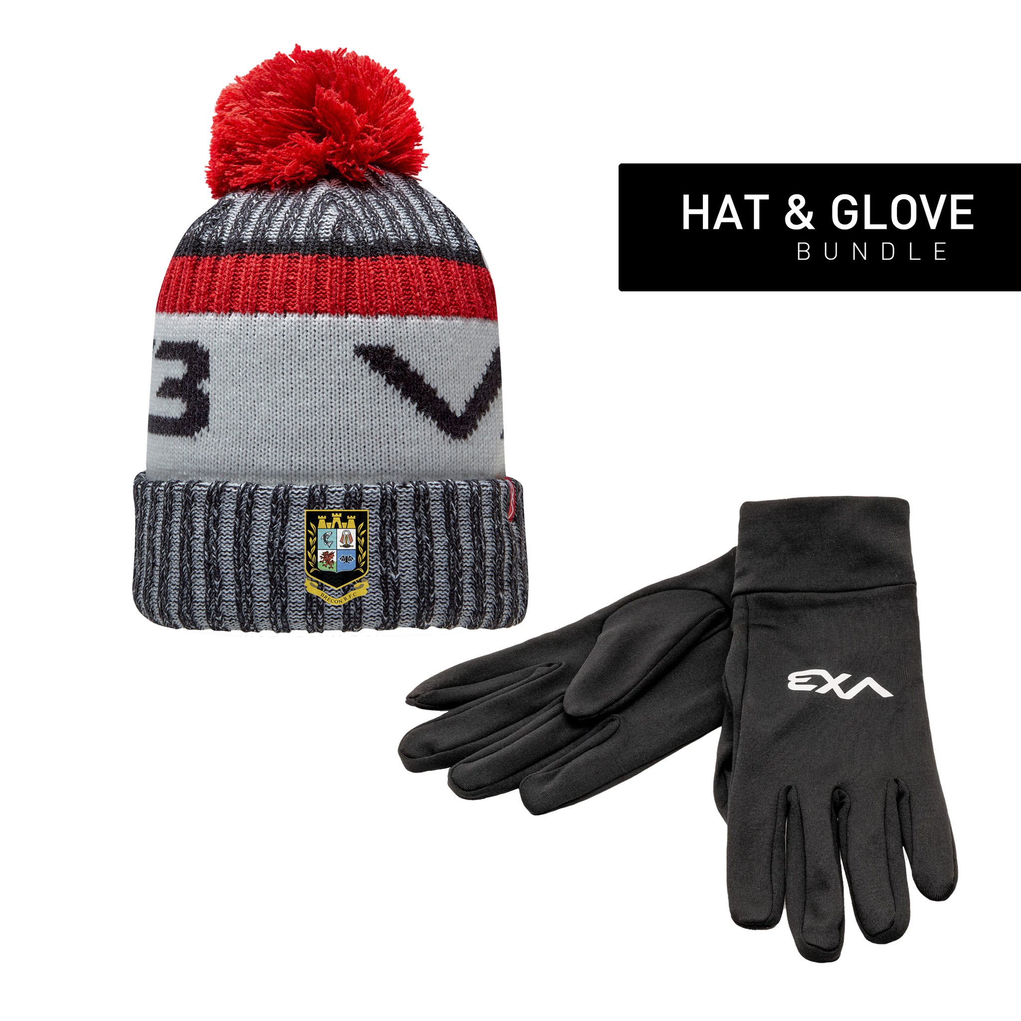 Brecon RFC Hat & Glove Bundle