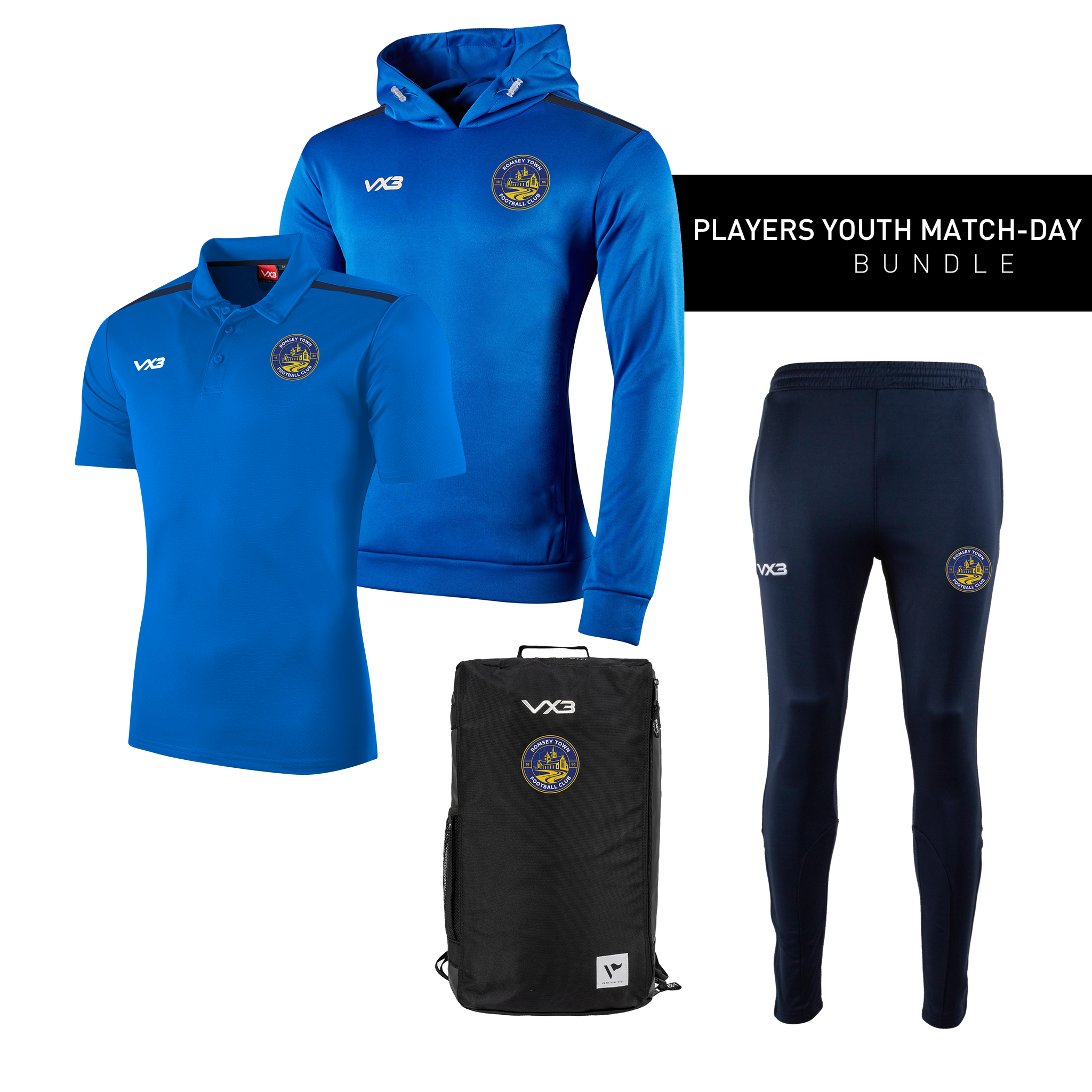 Romsey Town FC Players Youth Match-Day Bundle