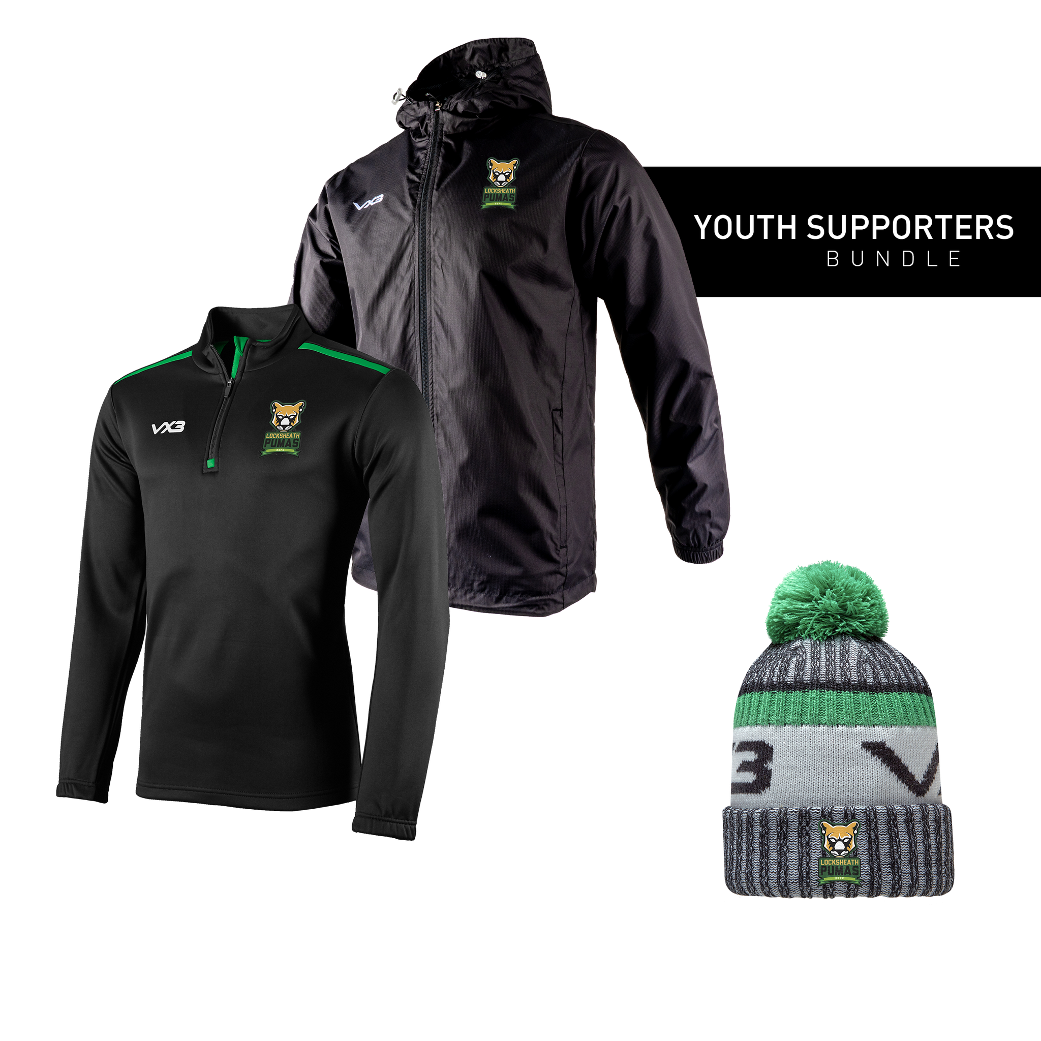 Locksheath Pumas Rugby Club Youth Supporters Bundle