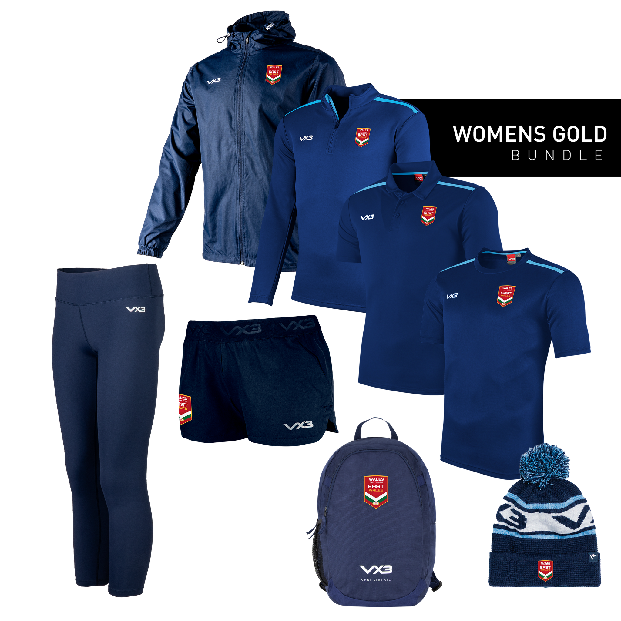 East Wales Rugby League Women's Gold Bundle