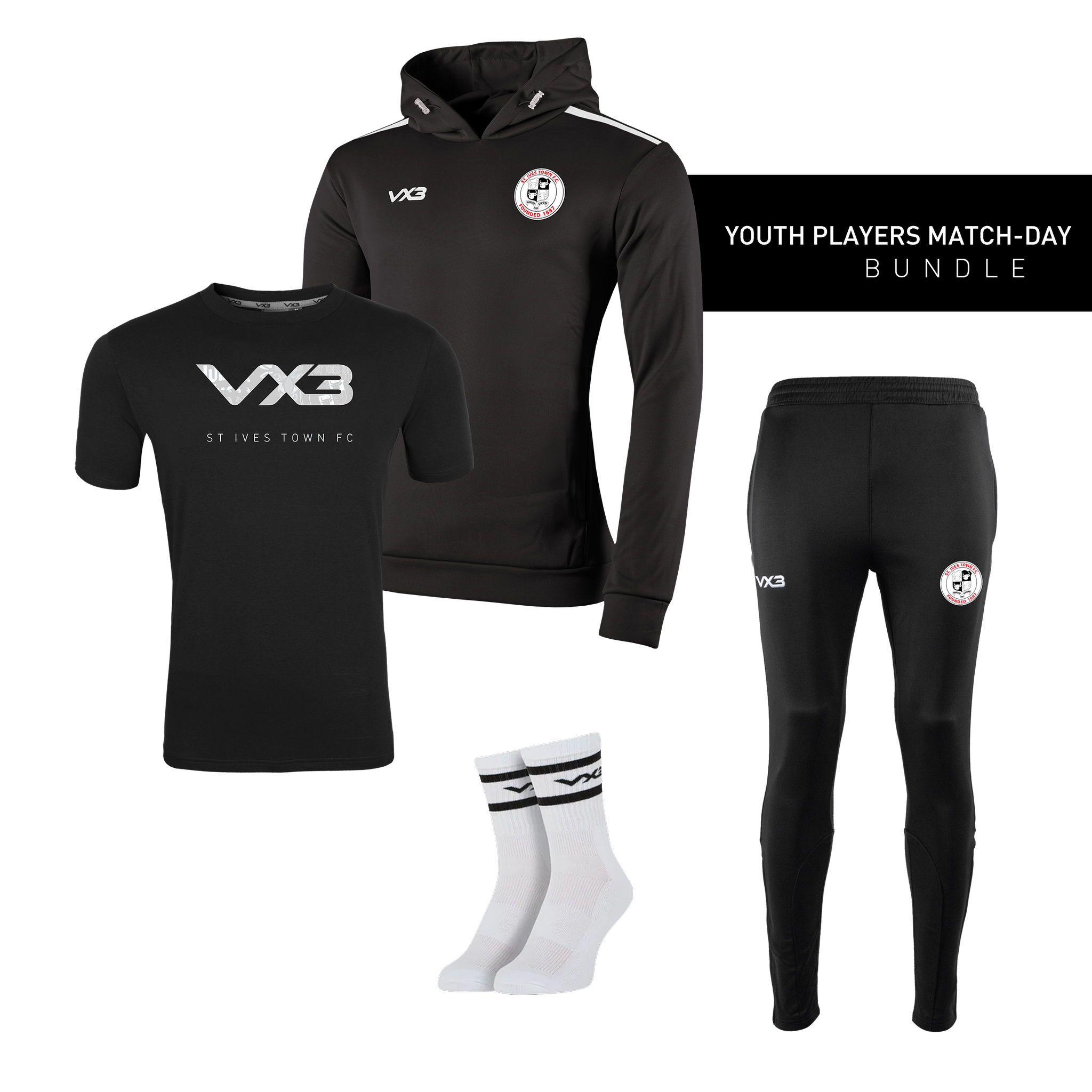 St Ives Town FC Youth Players Match-Day Bundle