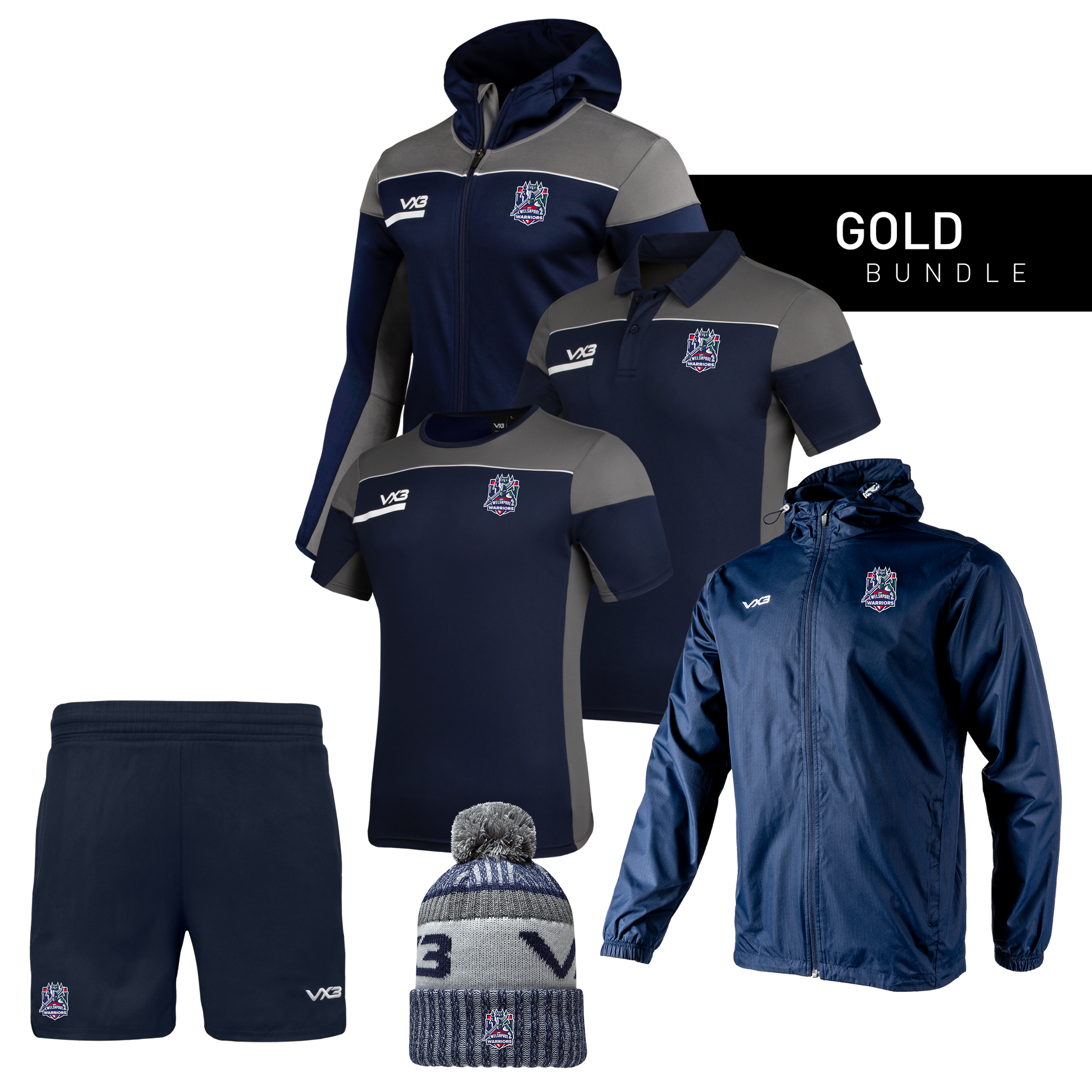WELSHPOOL RFC - WARRIORS Gold Bundle
