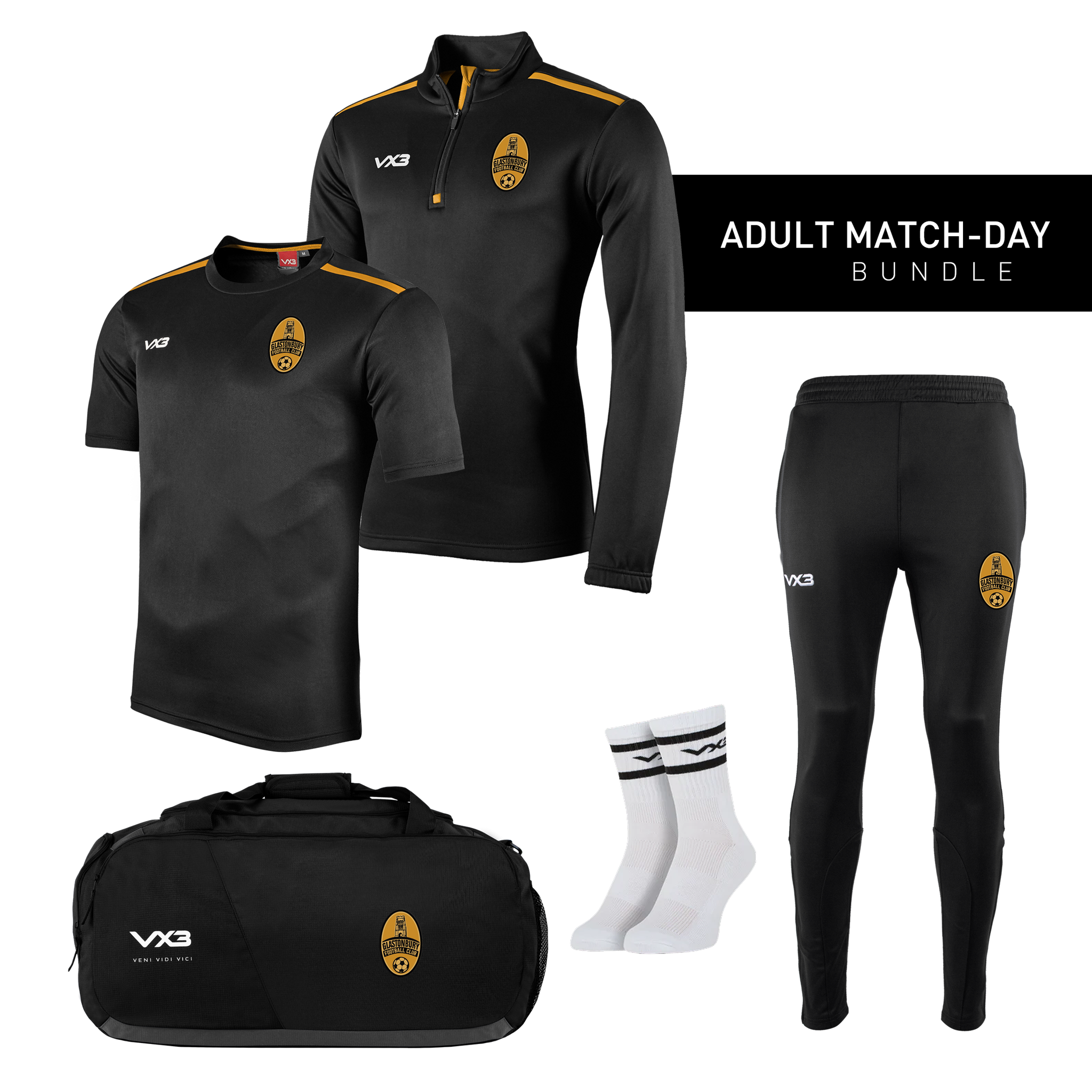 Glastonbury FC Adult Match-Day Bundle