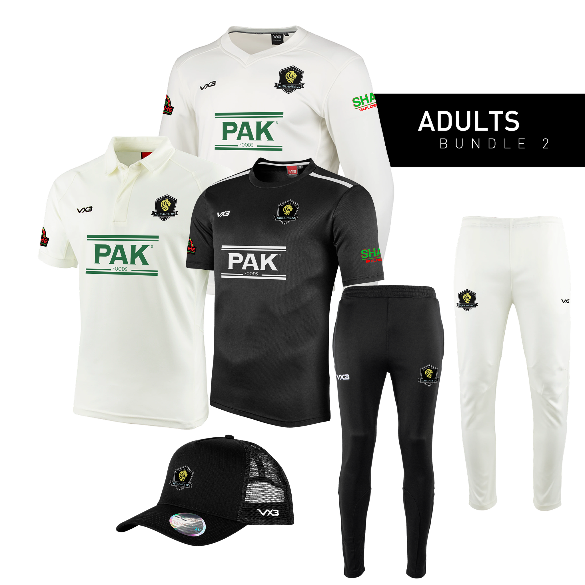 Midlands Cricket Club Adults Bundle 2