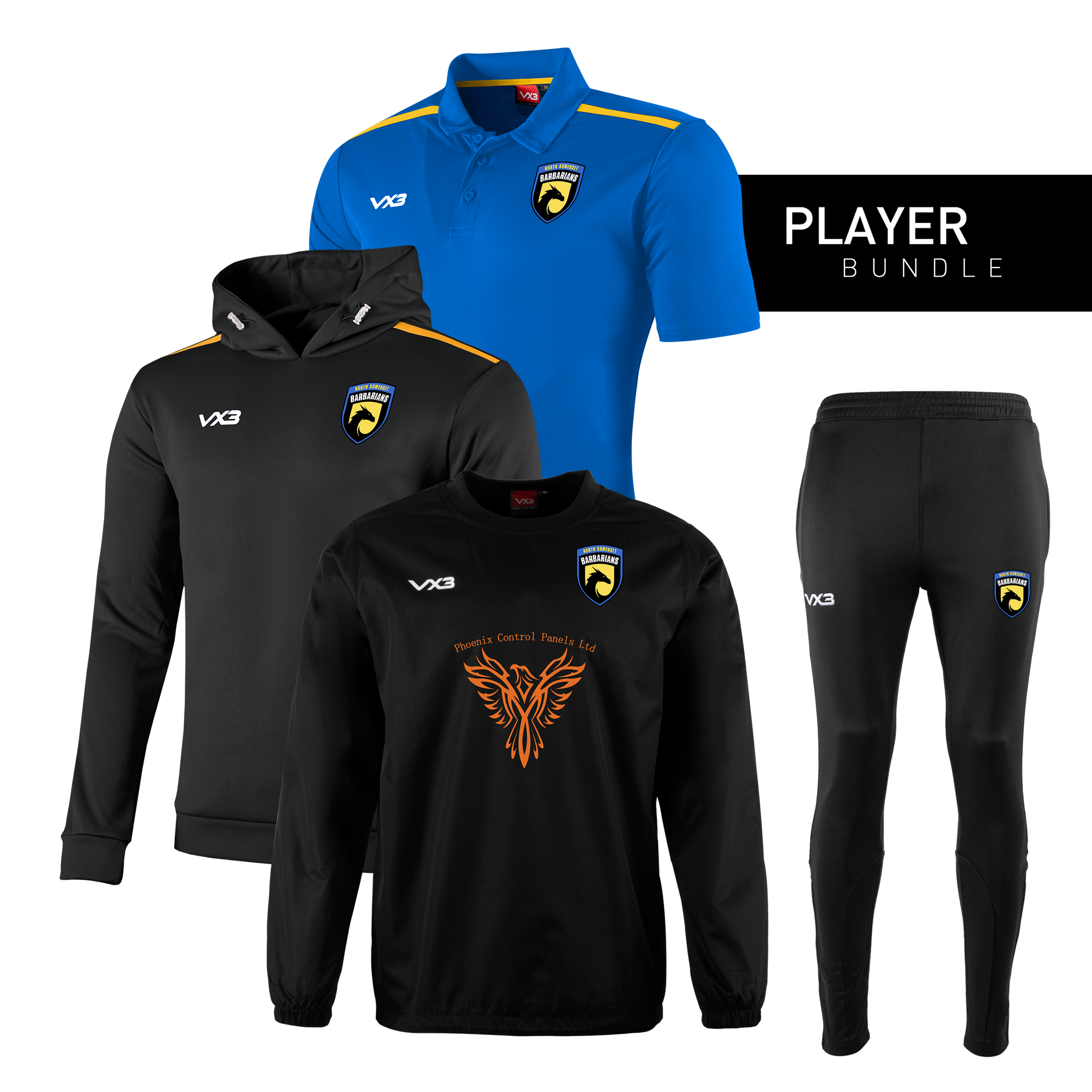 North Somerset Barbarians - Player Bundle