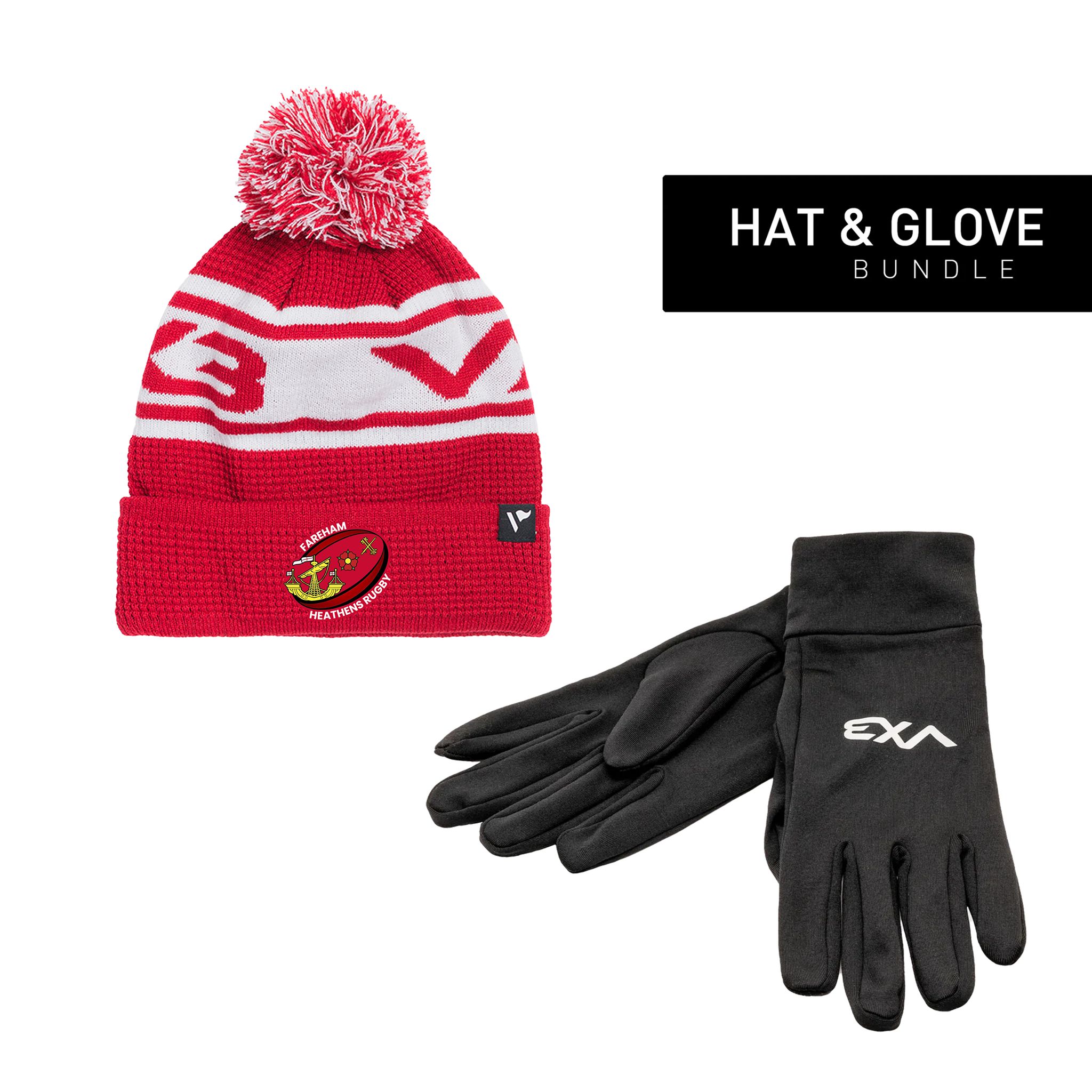 Fareham Heathens Rugby (youth) - Hat & Glove Bundle