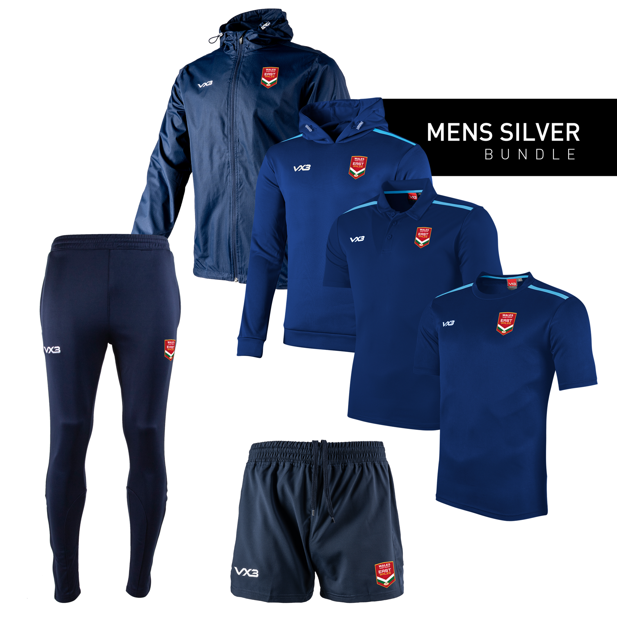 East Wales Rugby League Mens Silver Bundle