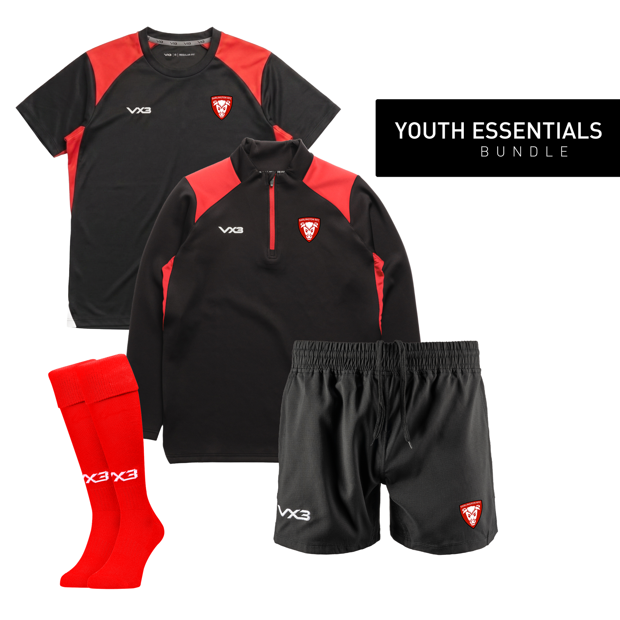 Darlington RFC - Youth Essentials Bundle
