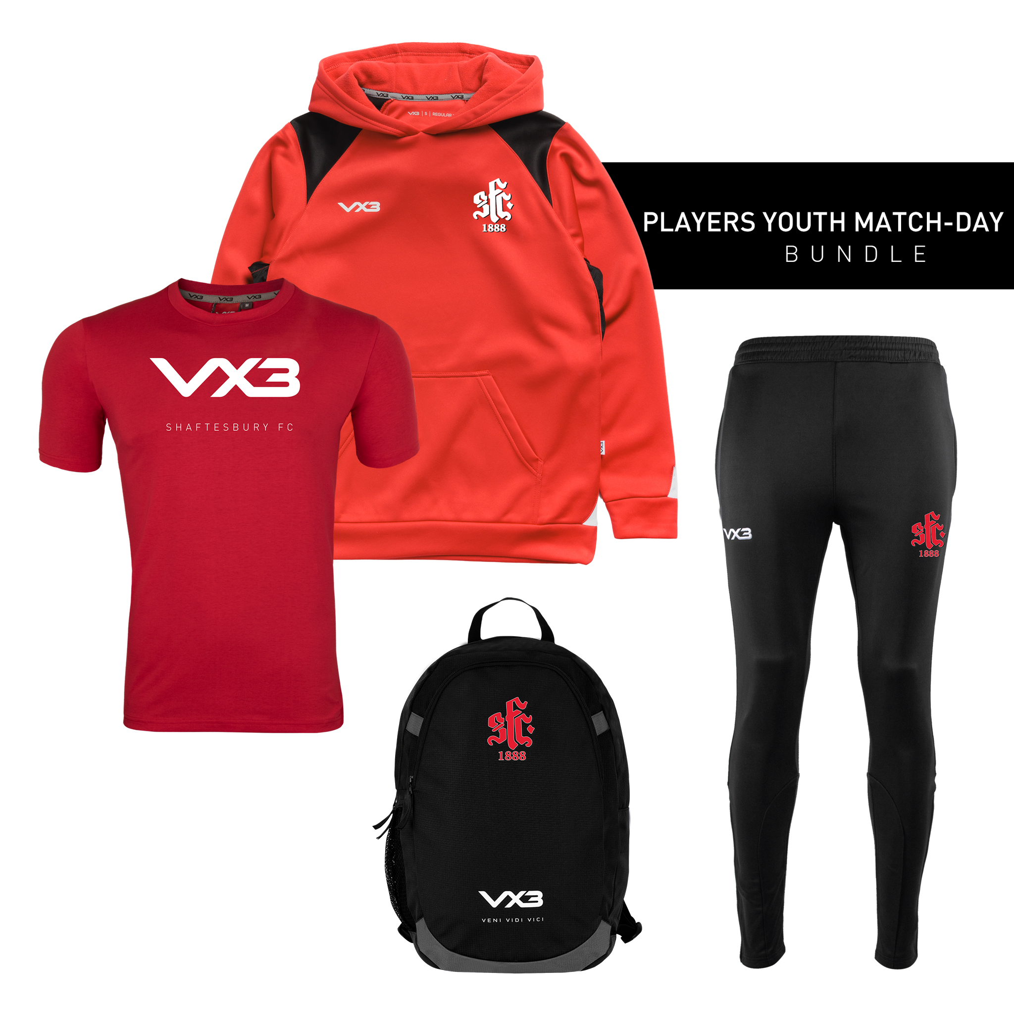 Shaftesbury FC Players Youth Match-Day Bundle