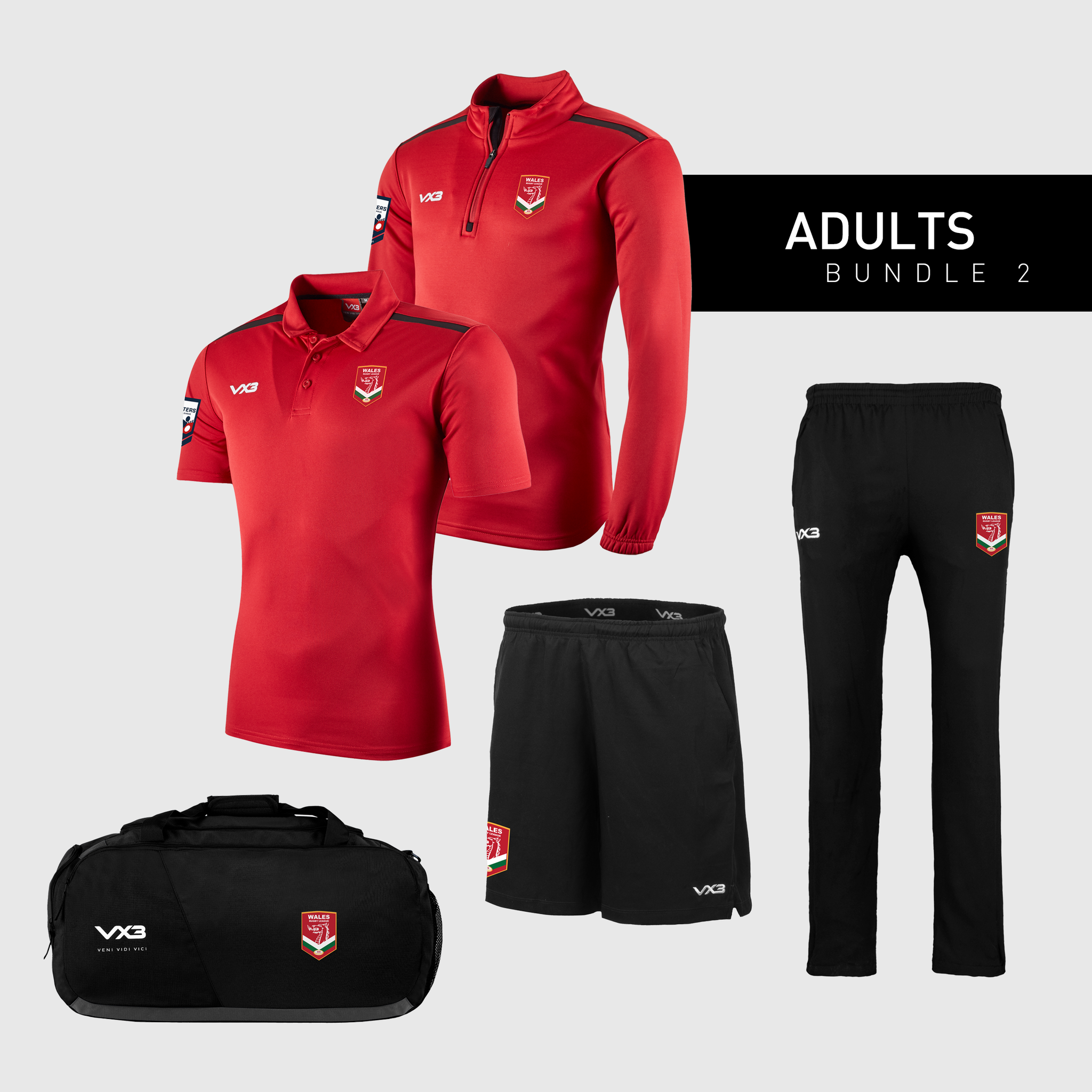 Wales Rugby League Masters Adults Bundle 2