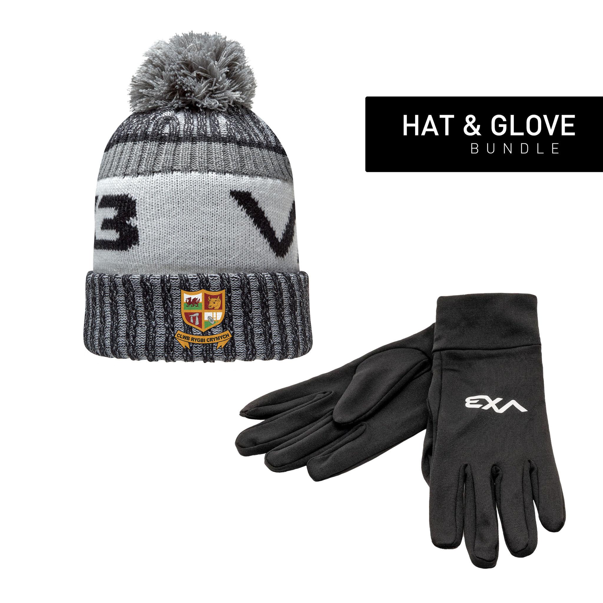 Clwb Rygbi Crymych Hat & Glove Bundle