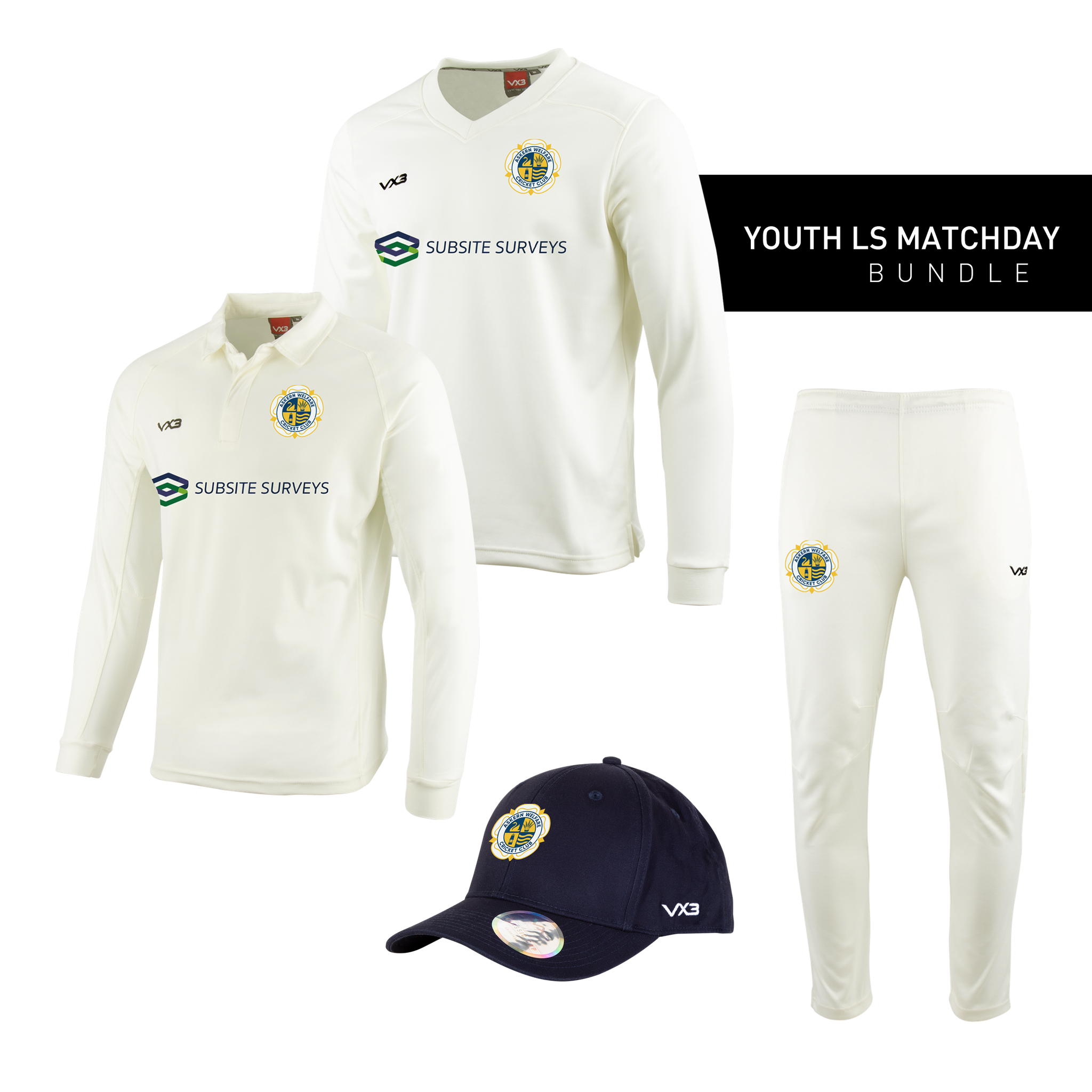 Askern Welfare Cricket Club Youth LS Matchday Bundle