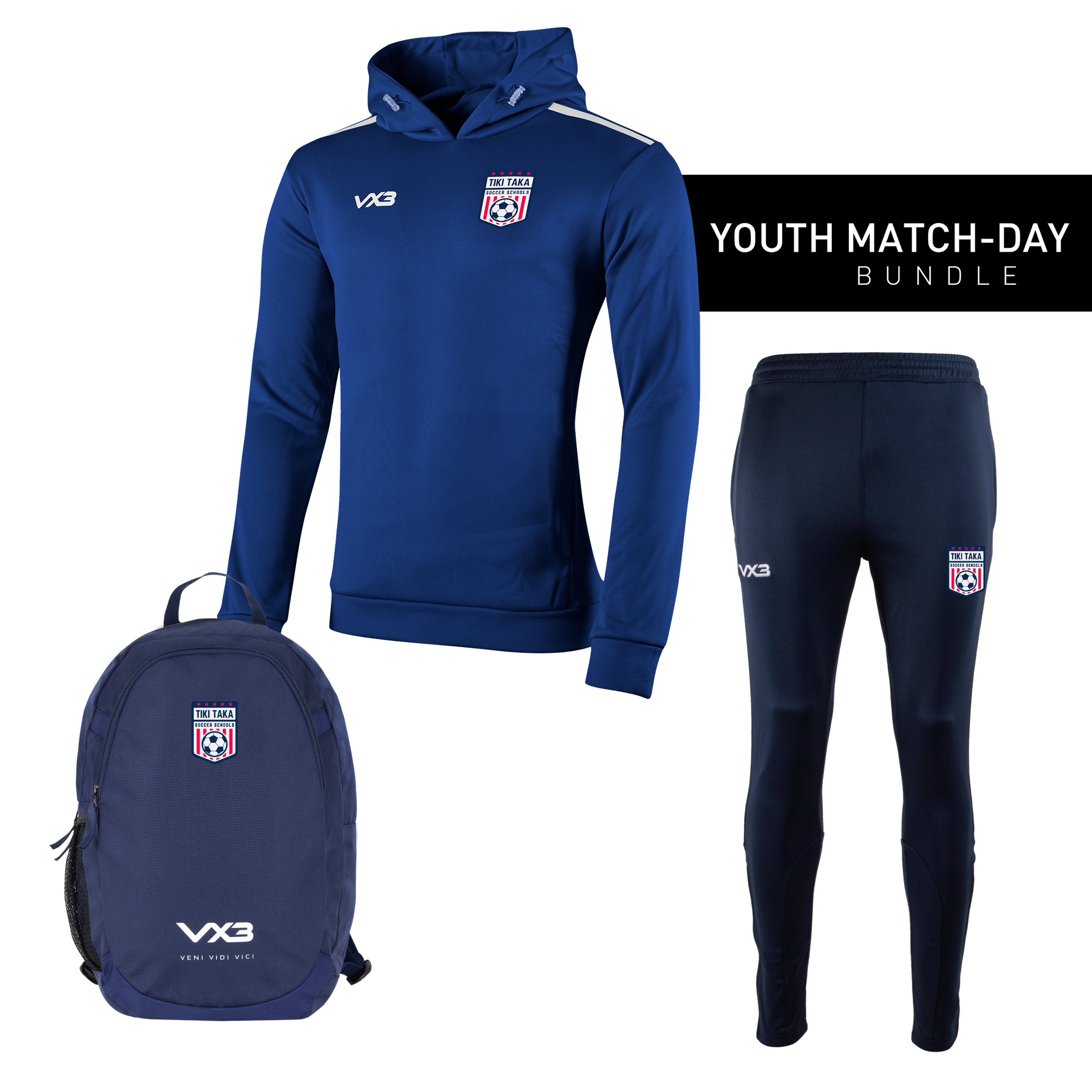 Tiki Taka Soccer Schools Youth Match-Day Bundle