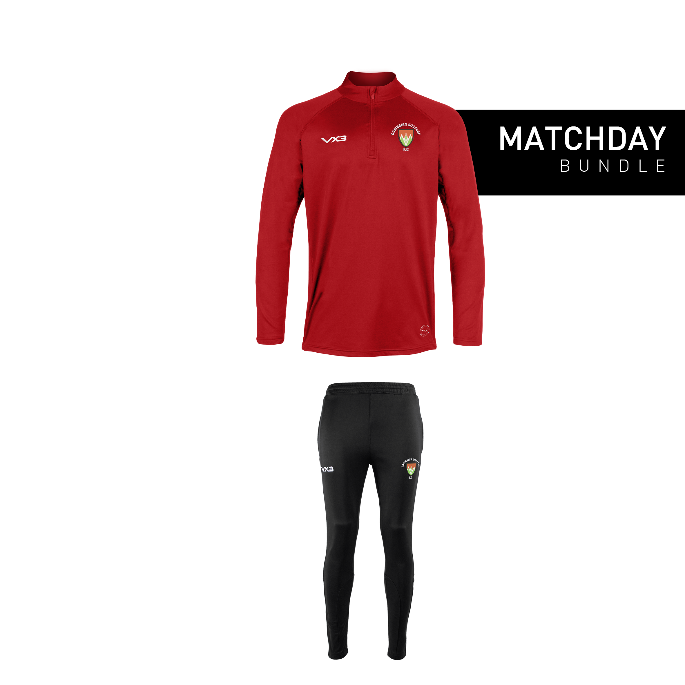 Cambrian Welfare FC Matchday Bundle