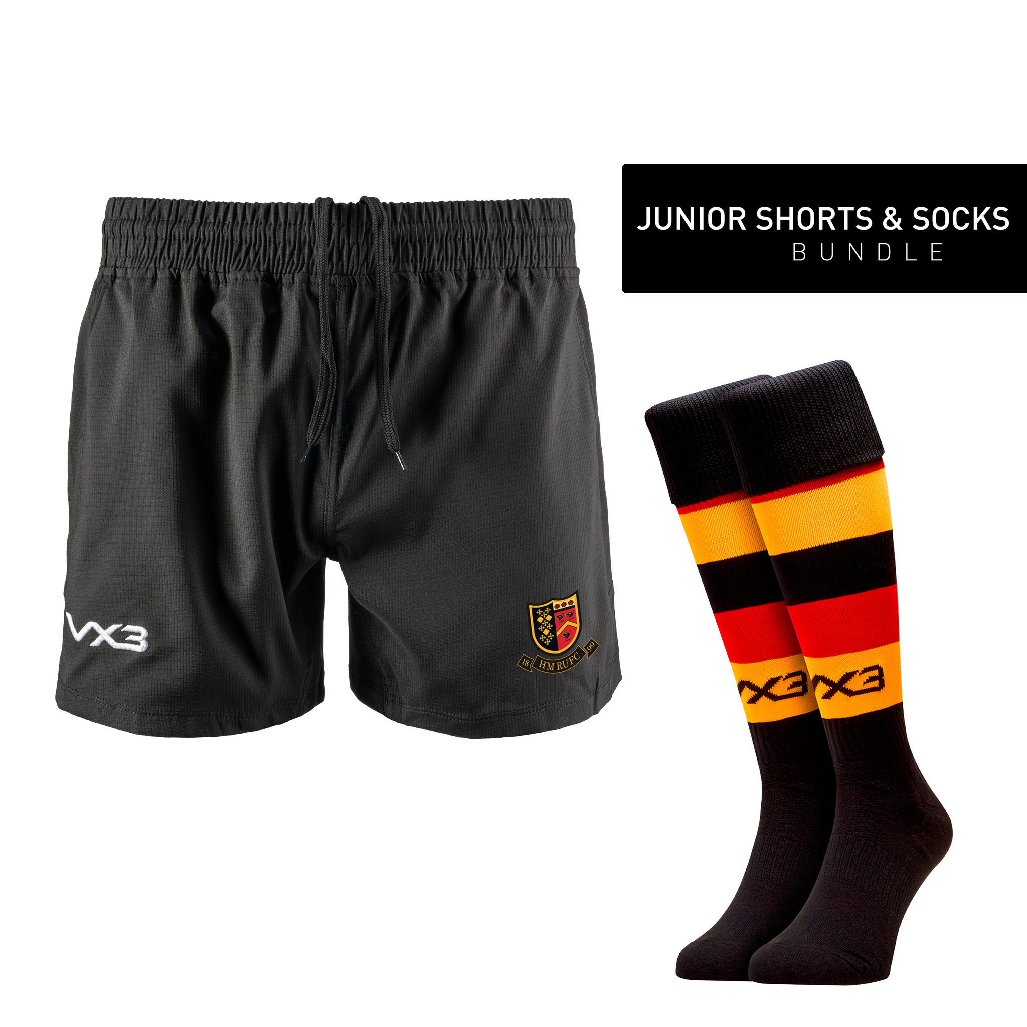 Heaton Moor RUFC - Junior Shorts and Socks Bundle