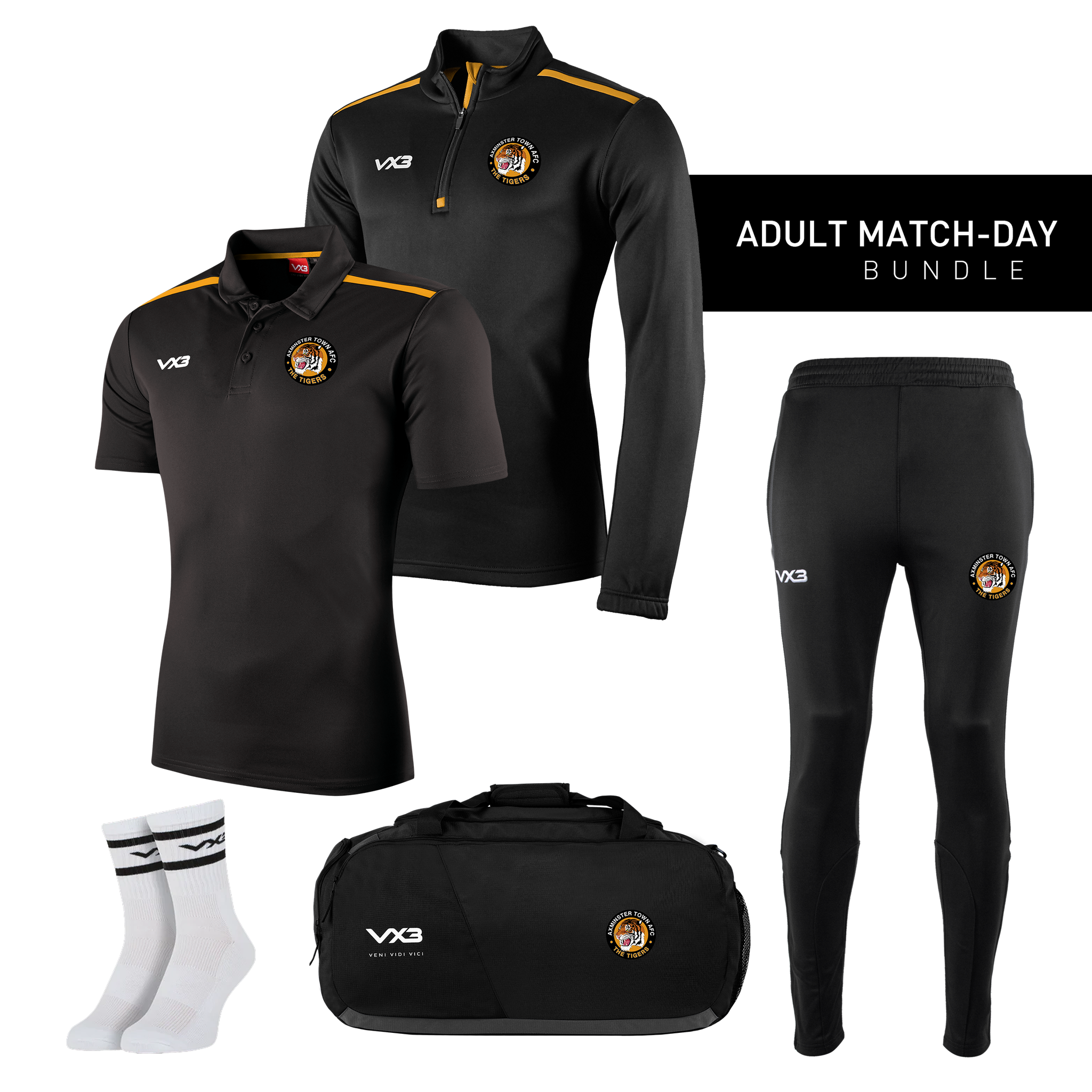 Axminster Town FC Adult Match-Day Bundle – VX3