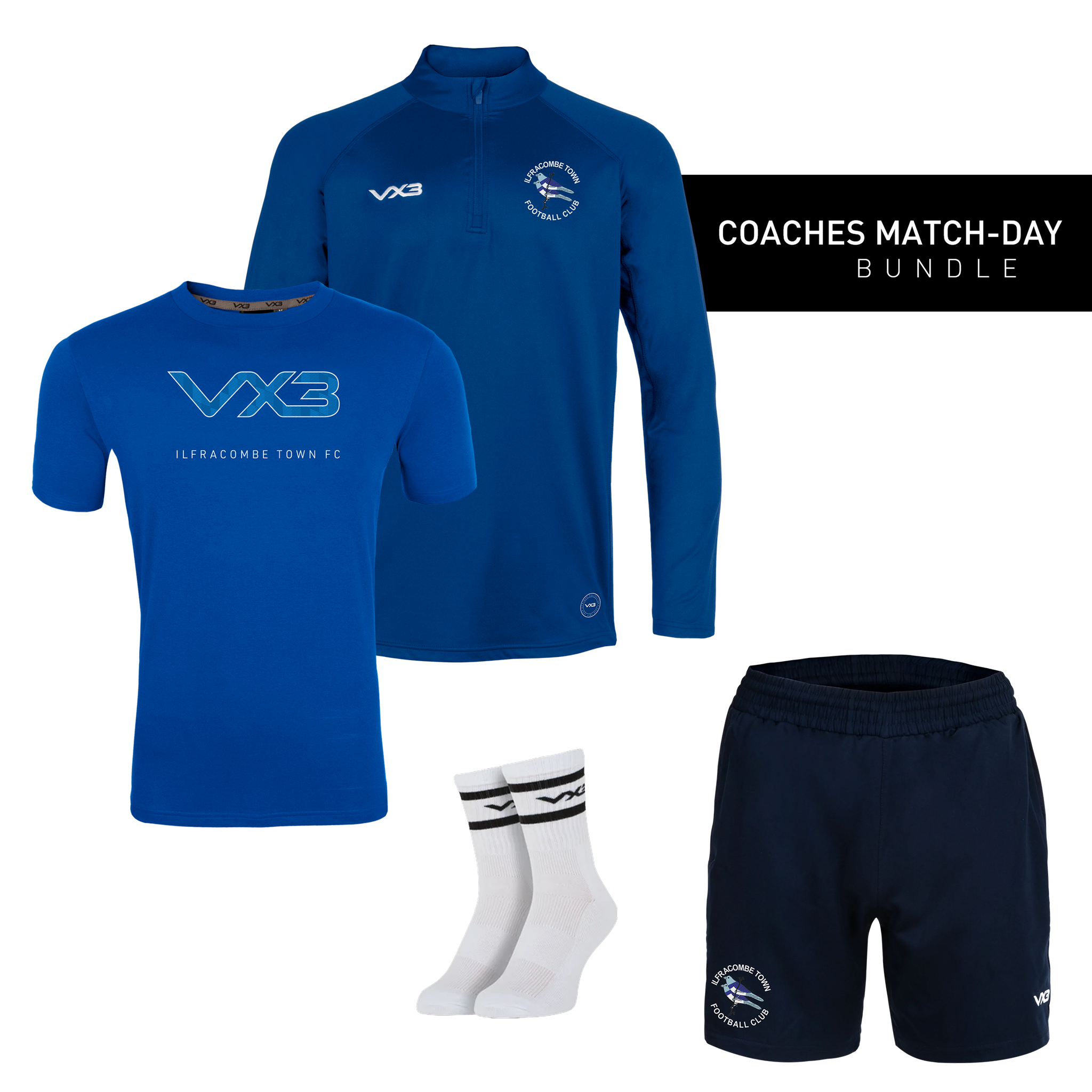 Ilfracombe Town FC Coaches Match-Day Bundle
