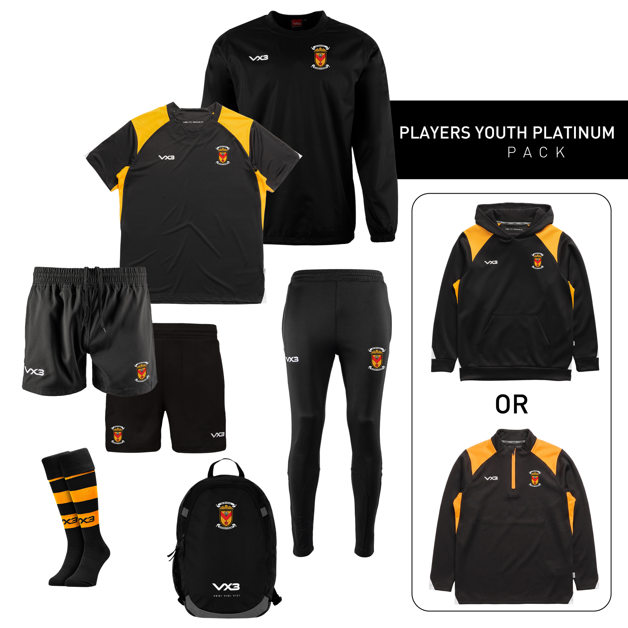 Newport Schools Players Youth Platinum Pack