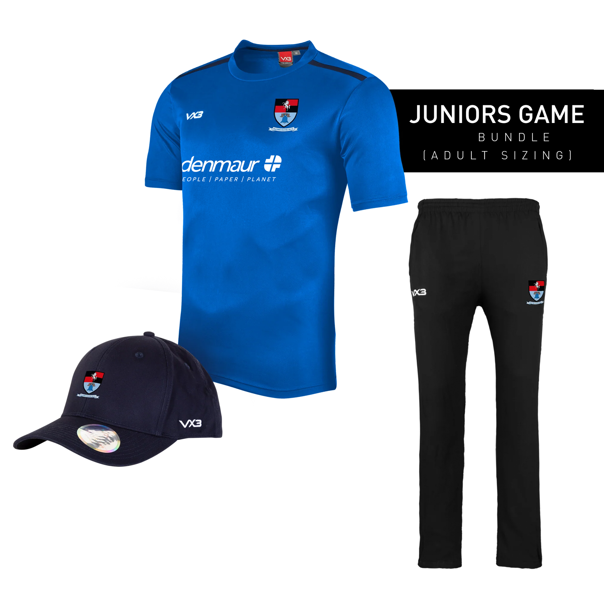Holcombe and Blue Bell Hill Cricket Club Juniors Game Bundle - Adult Sizing