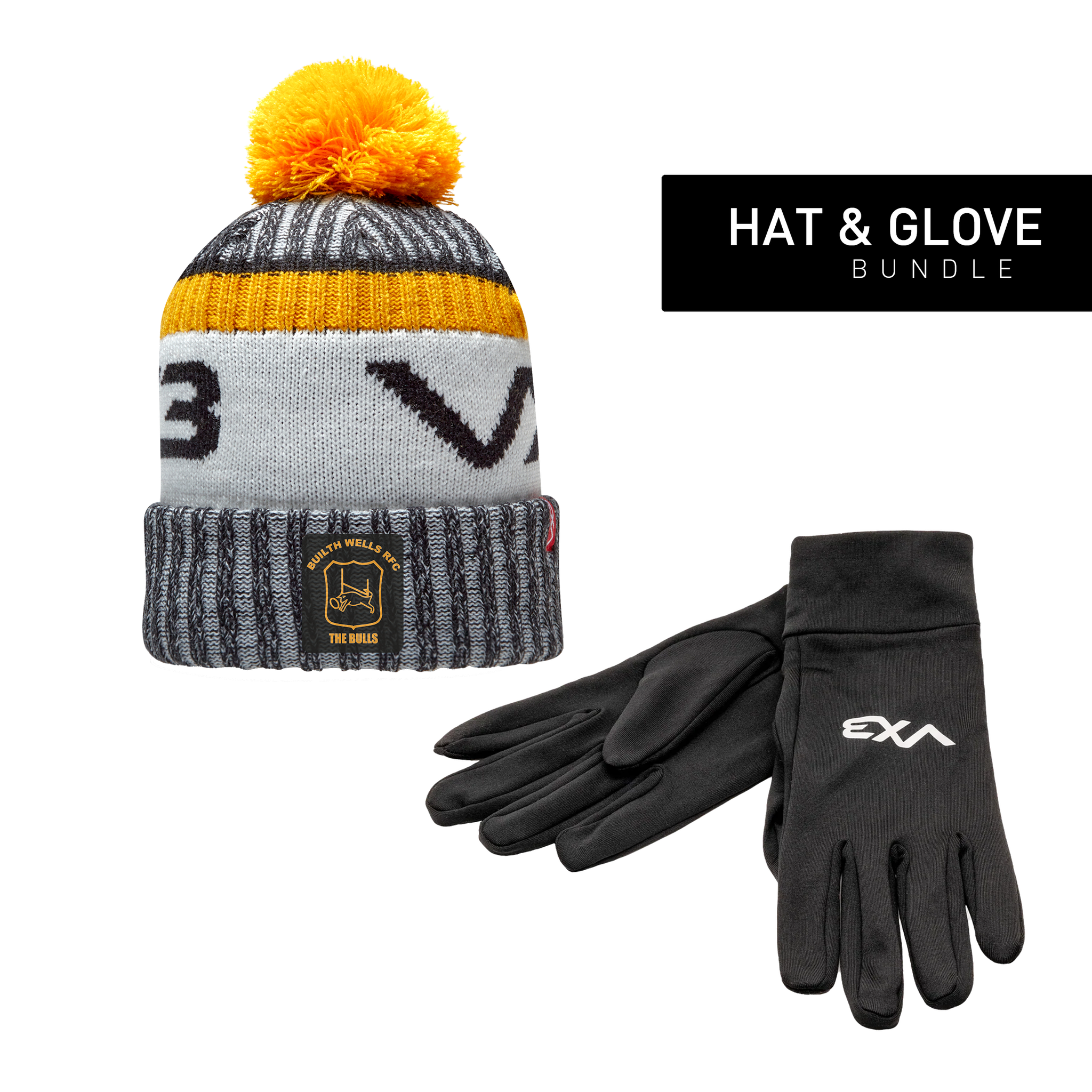 Builth Wells RFC Hat & Glove Bundle