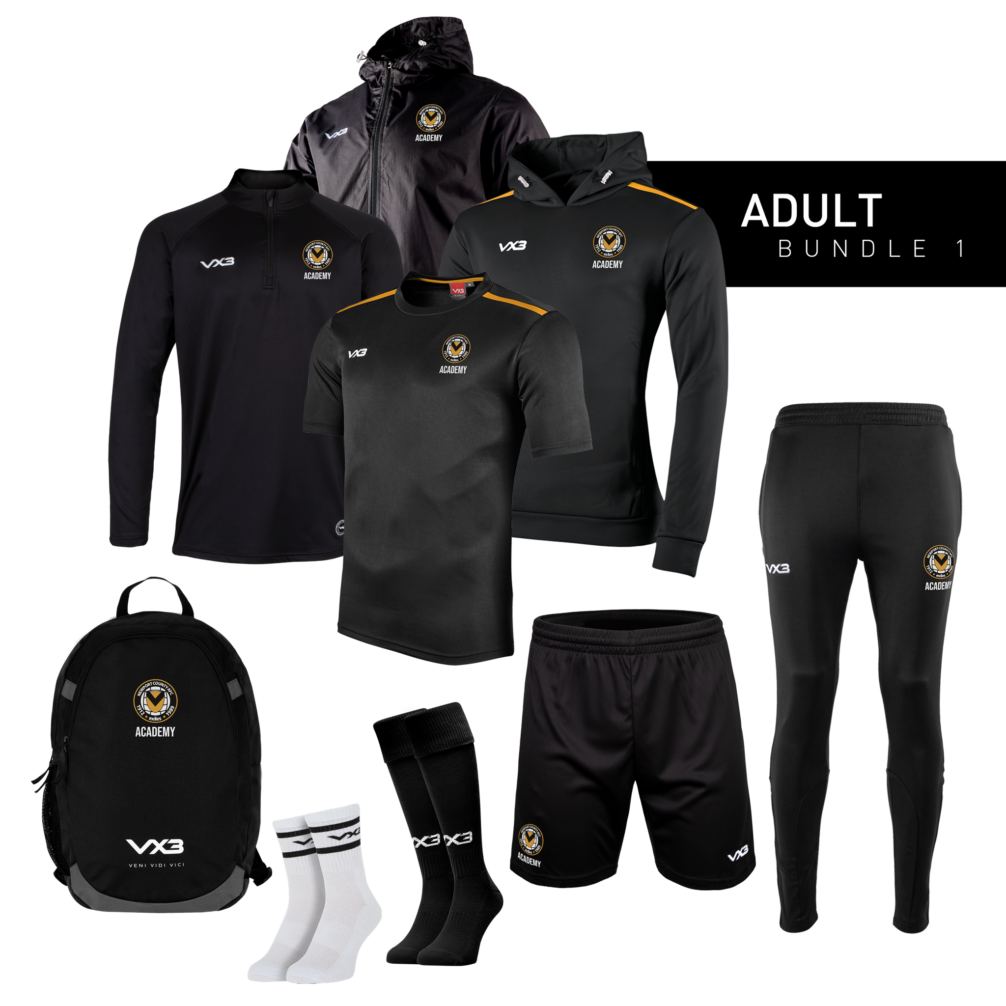 Newport County AFC Academy - Adult Bundle 1