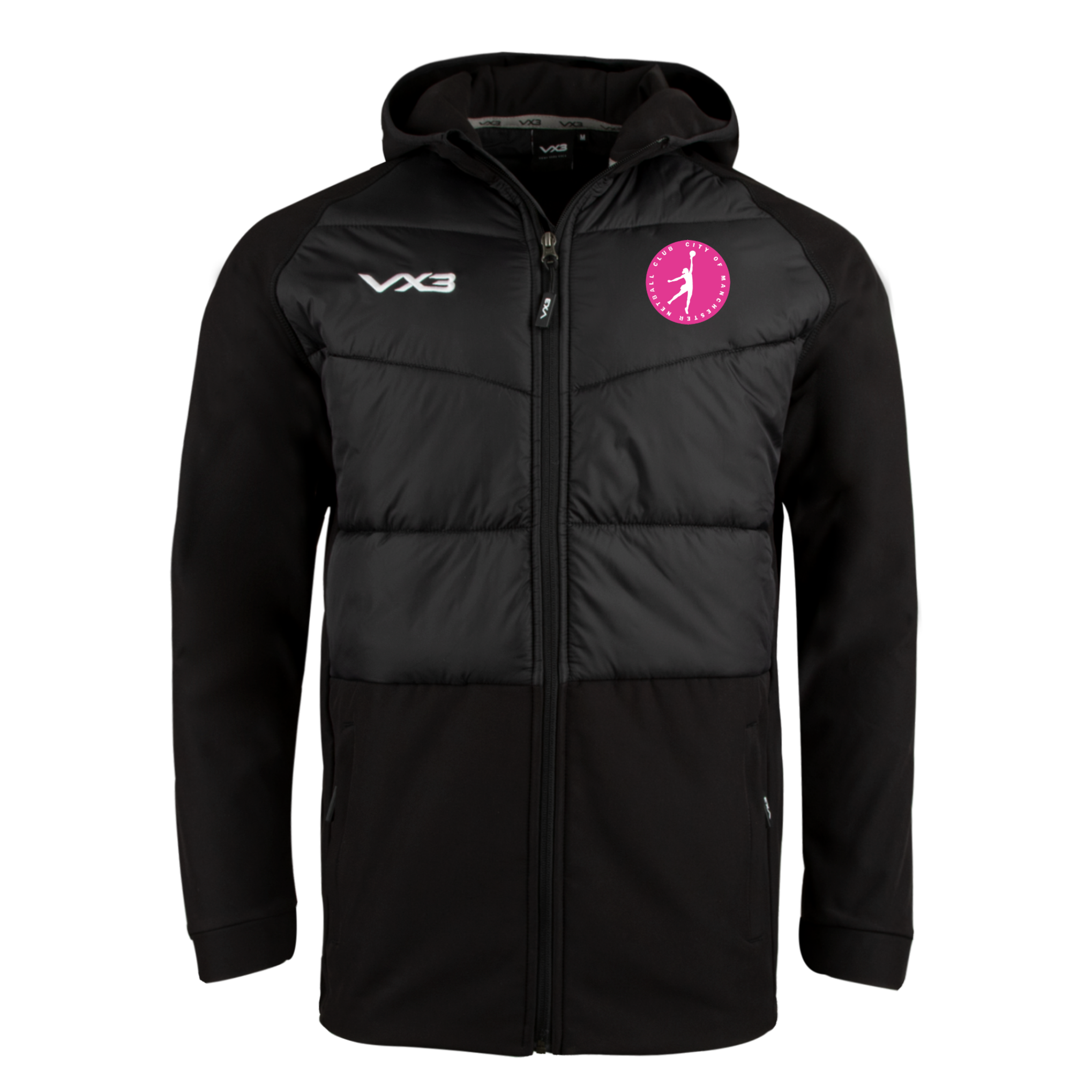 City of Manchester Netball Tempest Hybrid Jacket