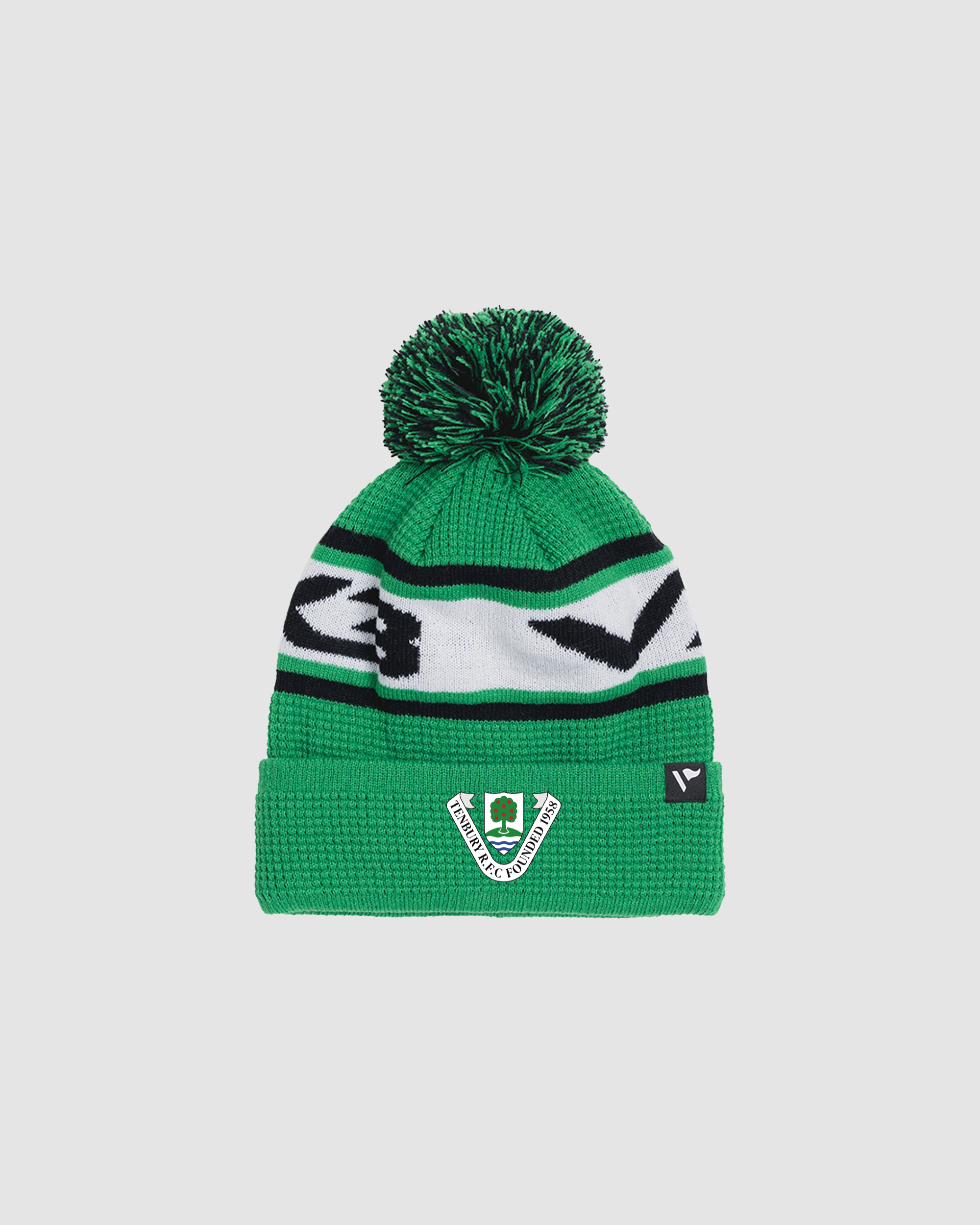 Tenbury RFC Waffle Knit Bobble Hat -