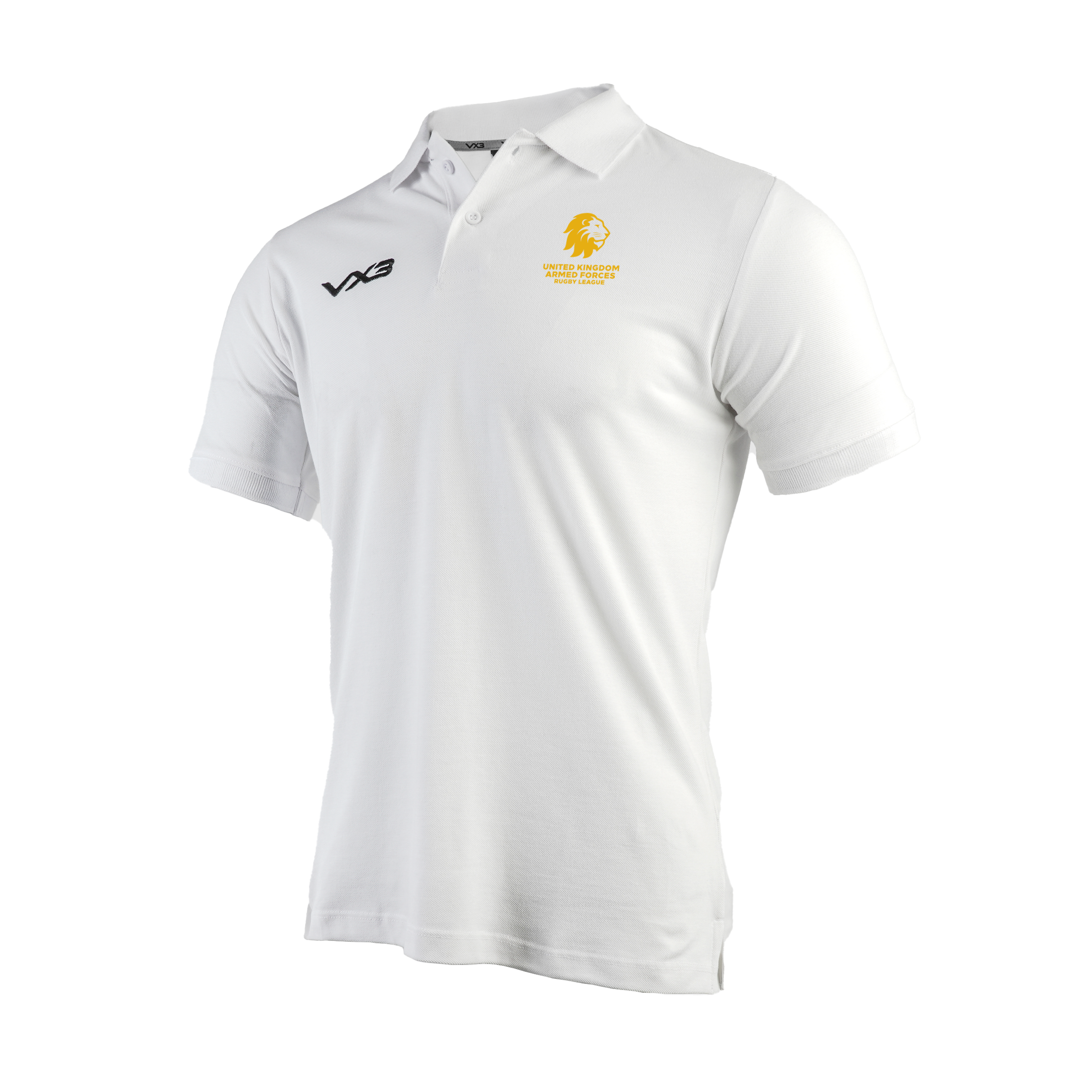 UKAF RL White Primus Polo Shirt