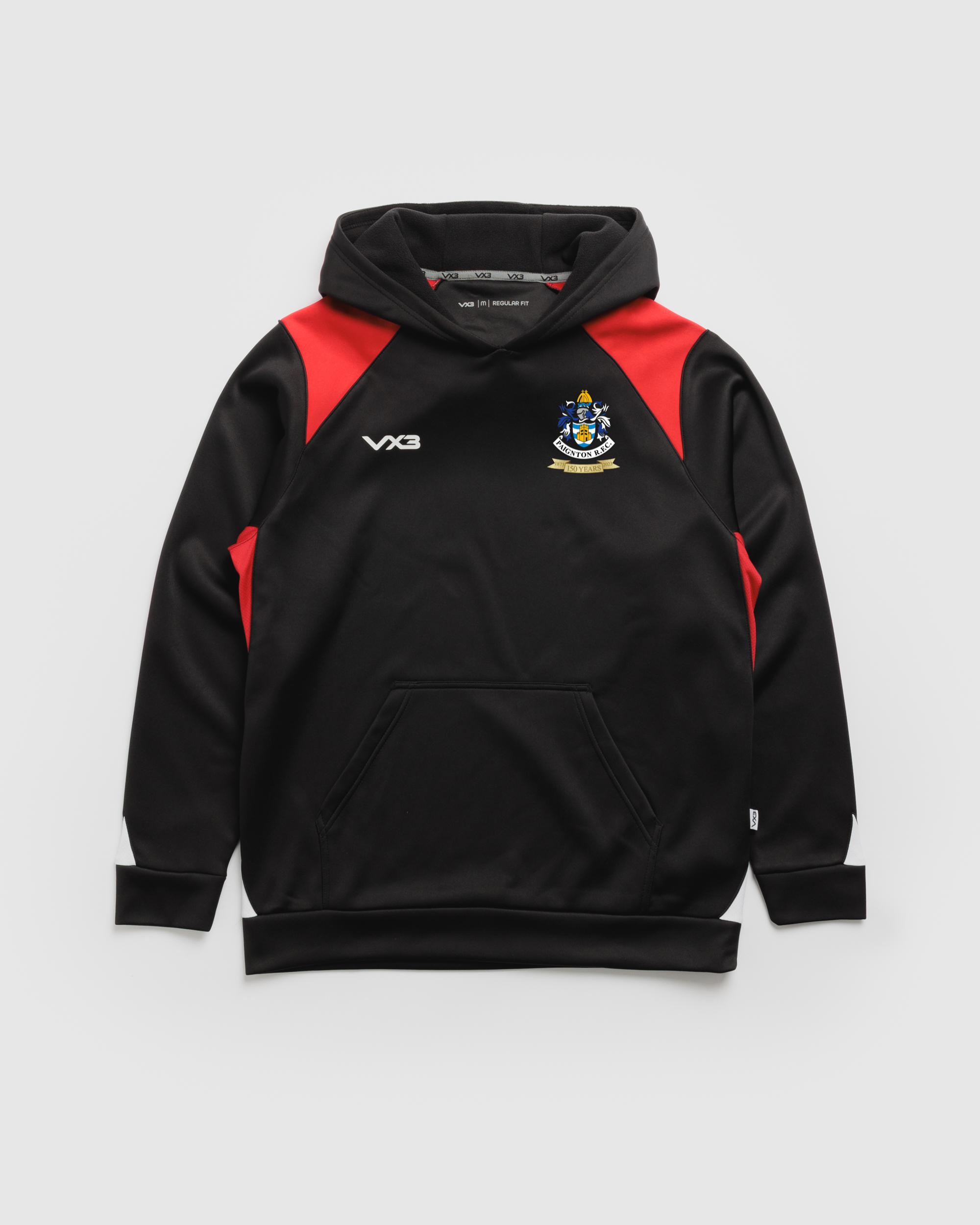 Paignton RFC  Vertex Hoodie -Black/Red/White