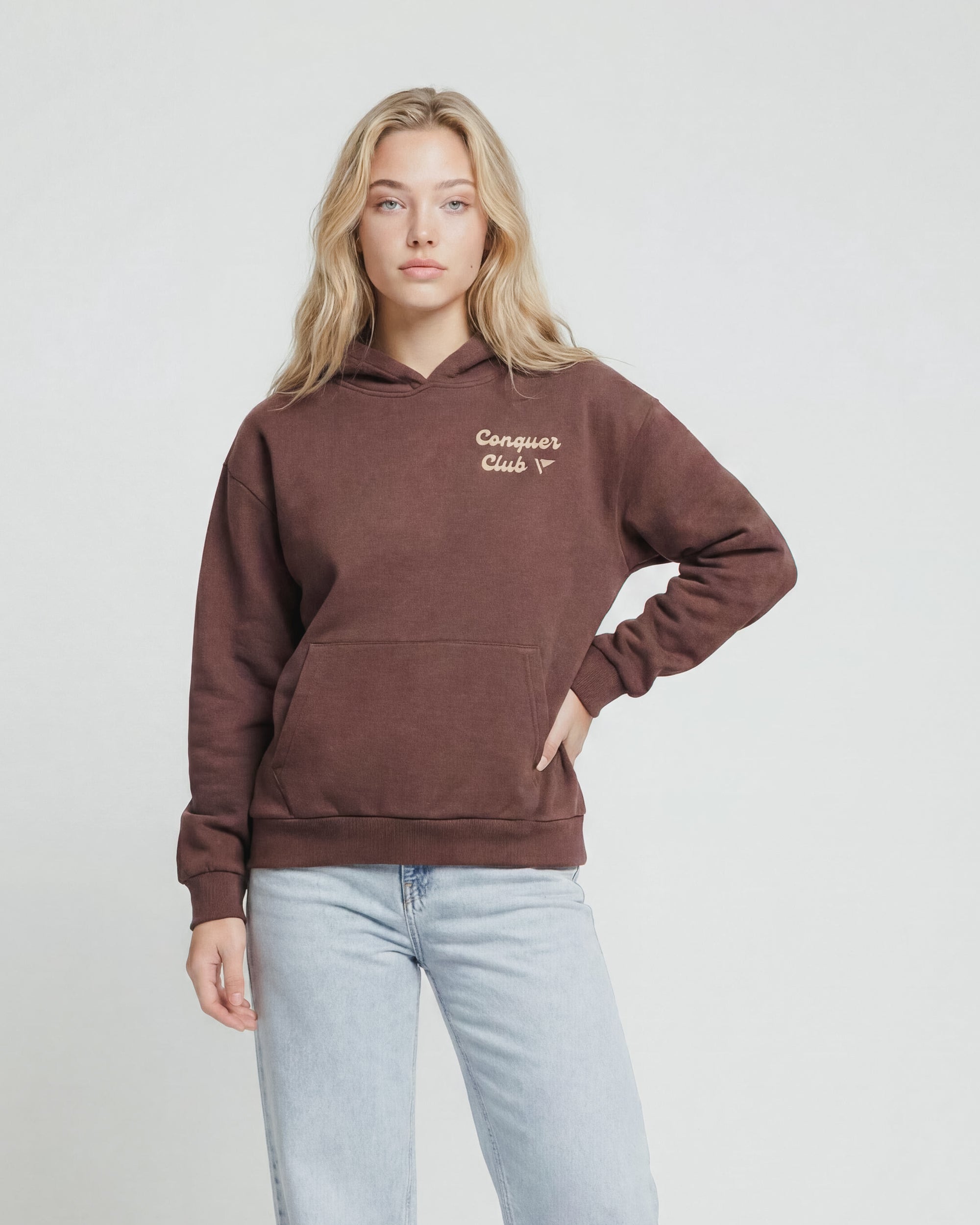 Conquer Club Hoodie 2.0 Women's - French Roast