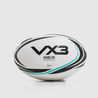 VX3 White/Black/Sky Vuelta Rugby Training Ball- Size 3