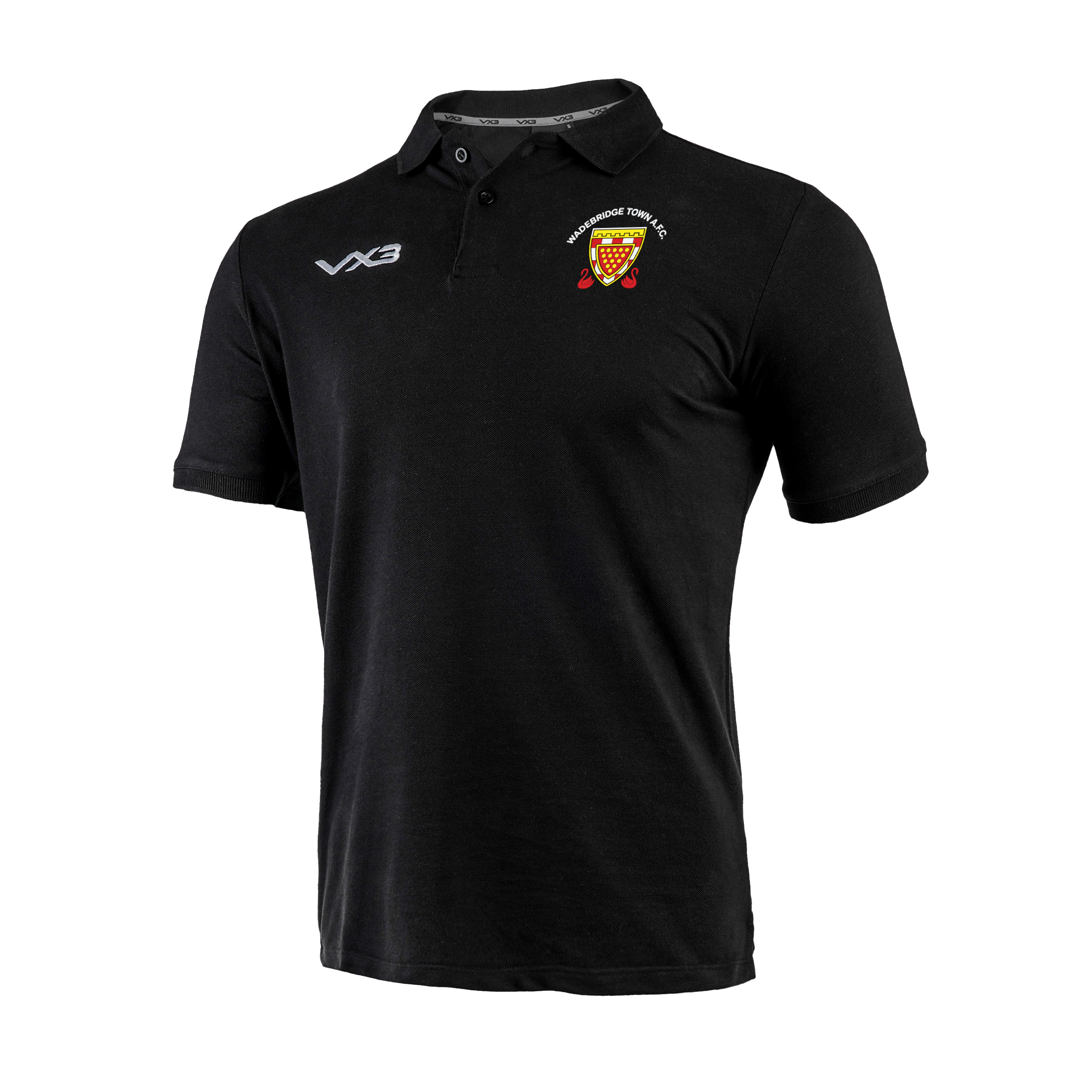 Wadebridge Town FC Coaches Black Primus Polo Shirt