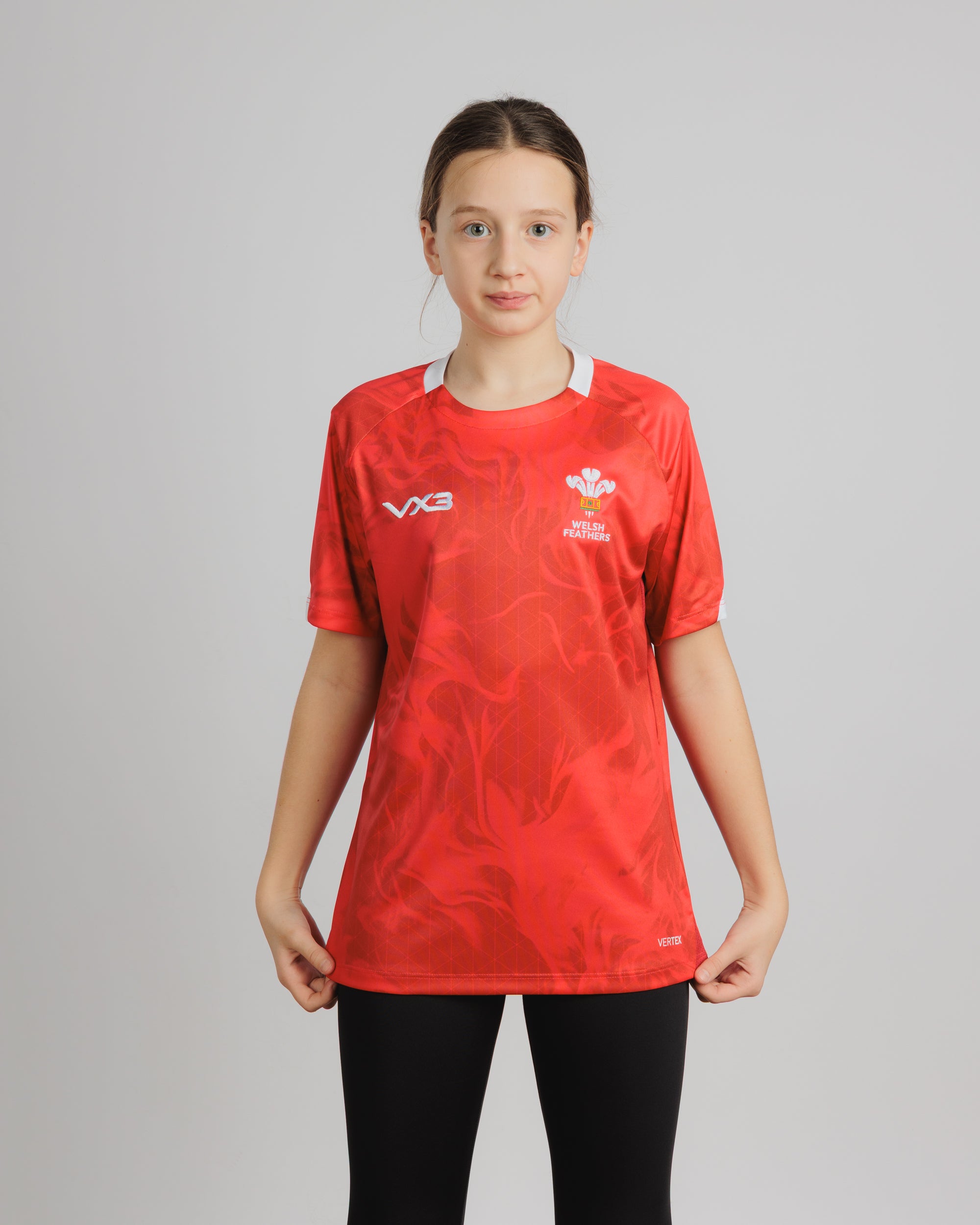 Wales Netball 2026 Vertex Training Tee YOUTH