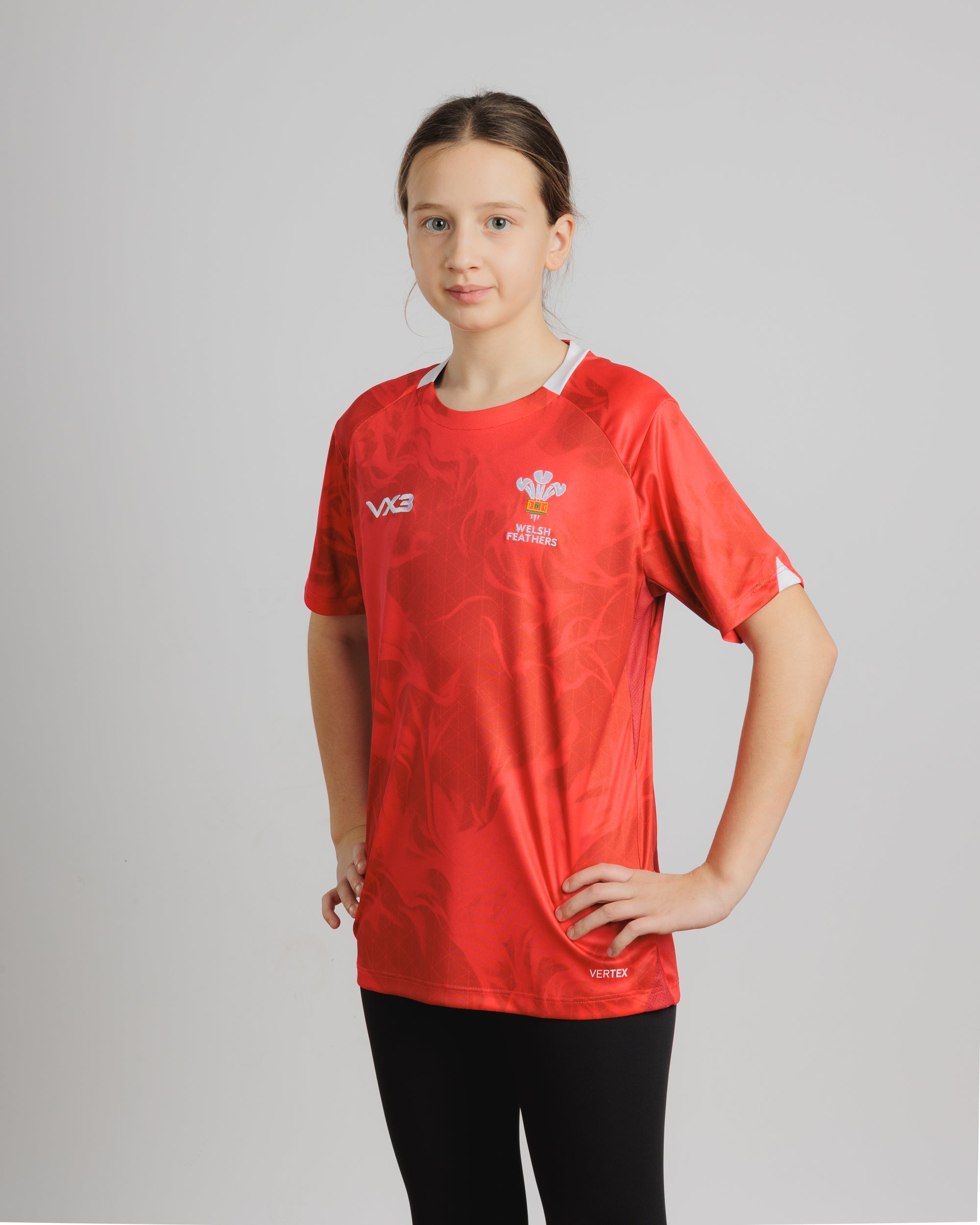 Wales Netball 2026 Vertex Training Tee YOUTH
