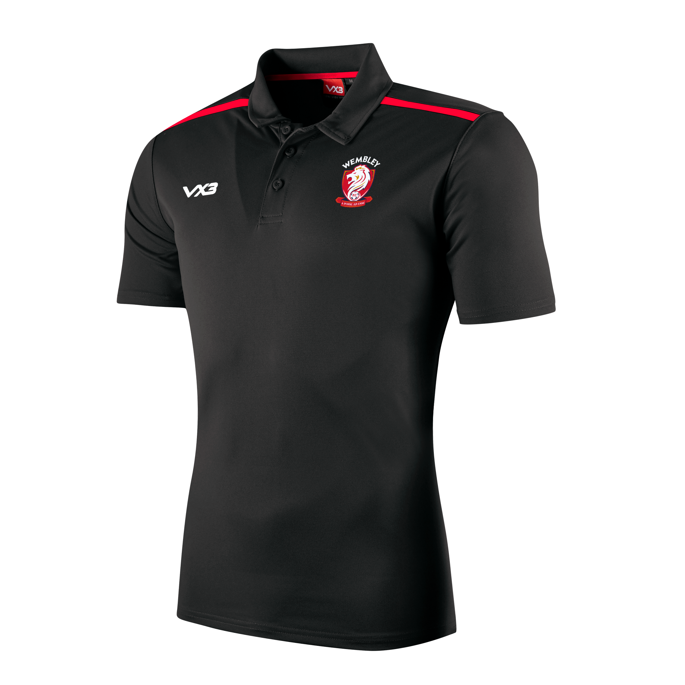 Wembley FC Black Fortis Polo