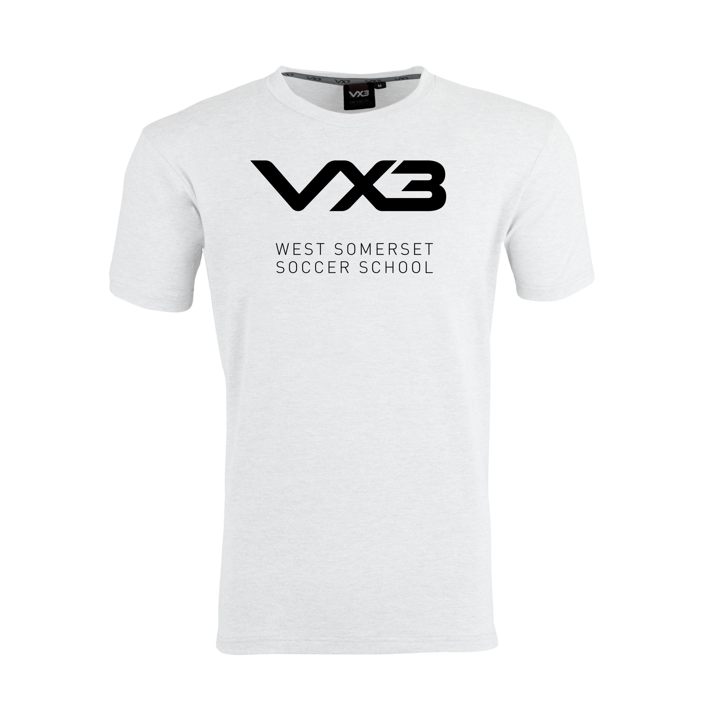 West Somerset Soccer School White Invicta Tee