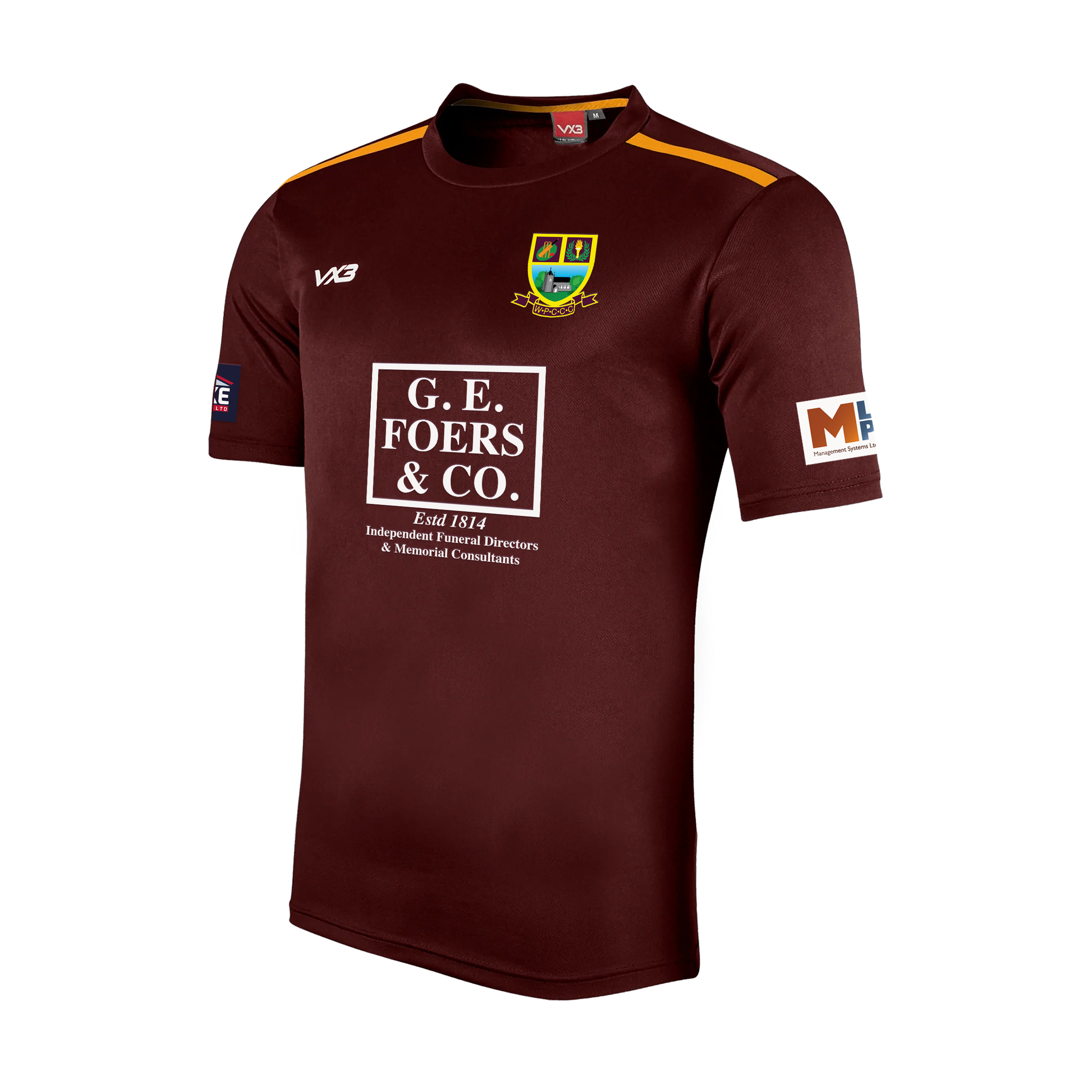 Whiston Parish Church Maroon Fortis Youth Tee