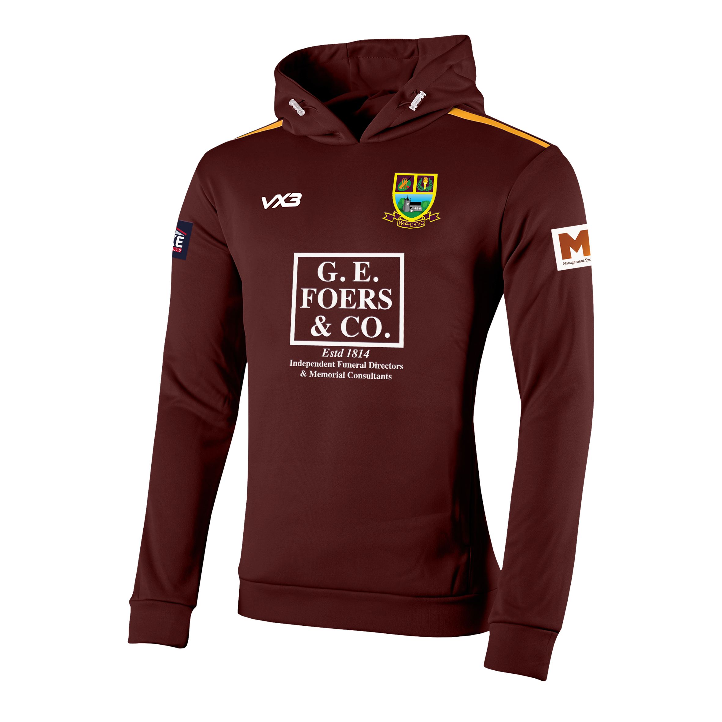 Whiston Parish Church Maroon Fortis Youth Hoodie