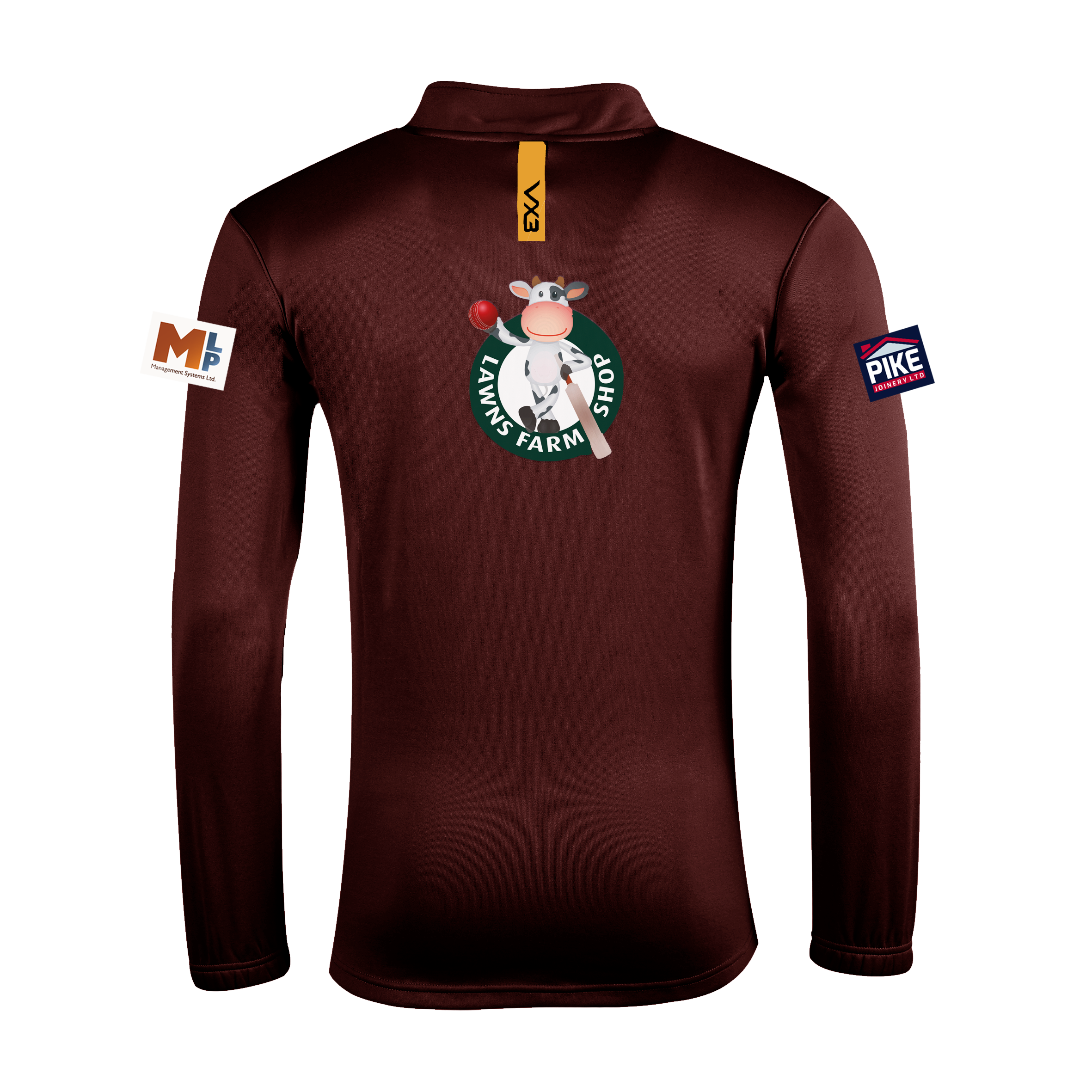 Whiston Parish Church Maroon Fortis Quarter Zip Sweat