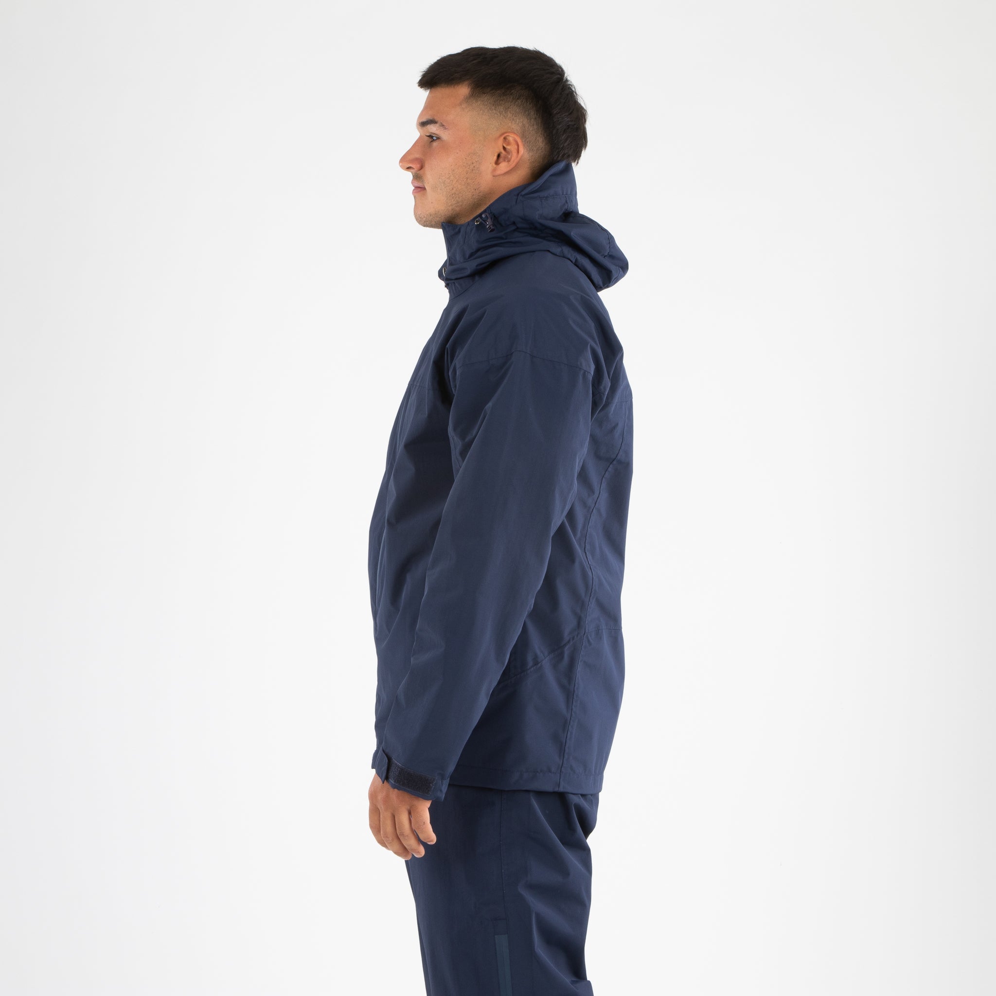 VX3 Protego Waterproof Jacket Navy Side View
