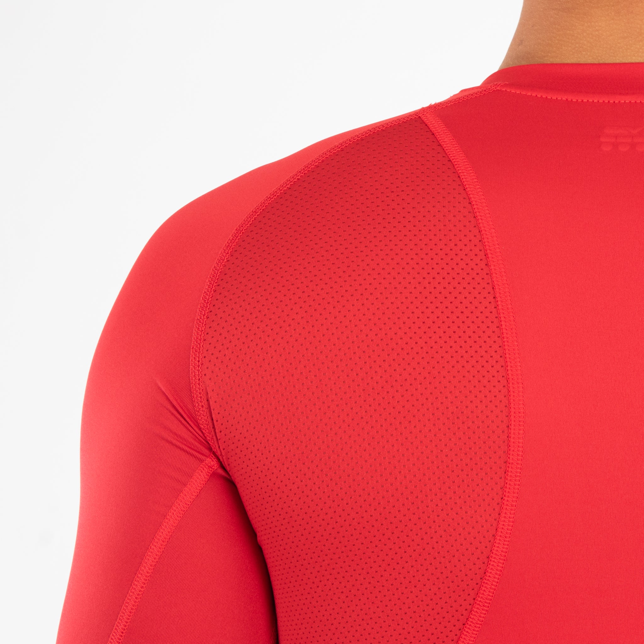 Primus Base Layer Red Back of Left Shoulder