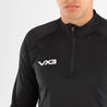 VX3 Primus Quarter Zip Black Front Logo