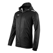 Fortis Youth Full Zip Rain Jacket Black/White