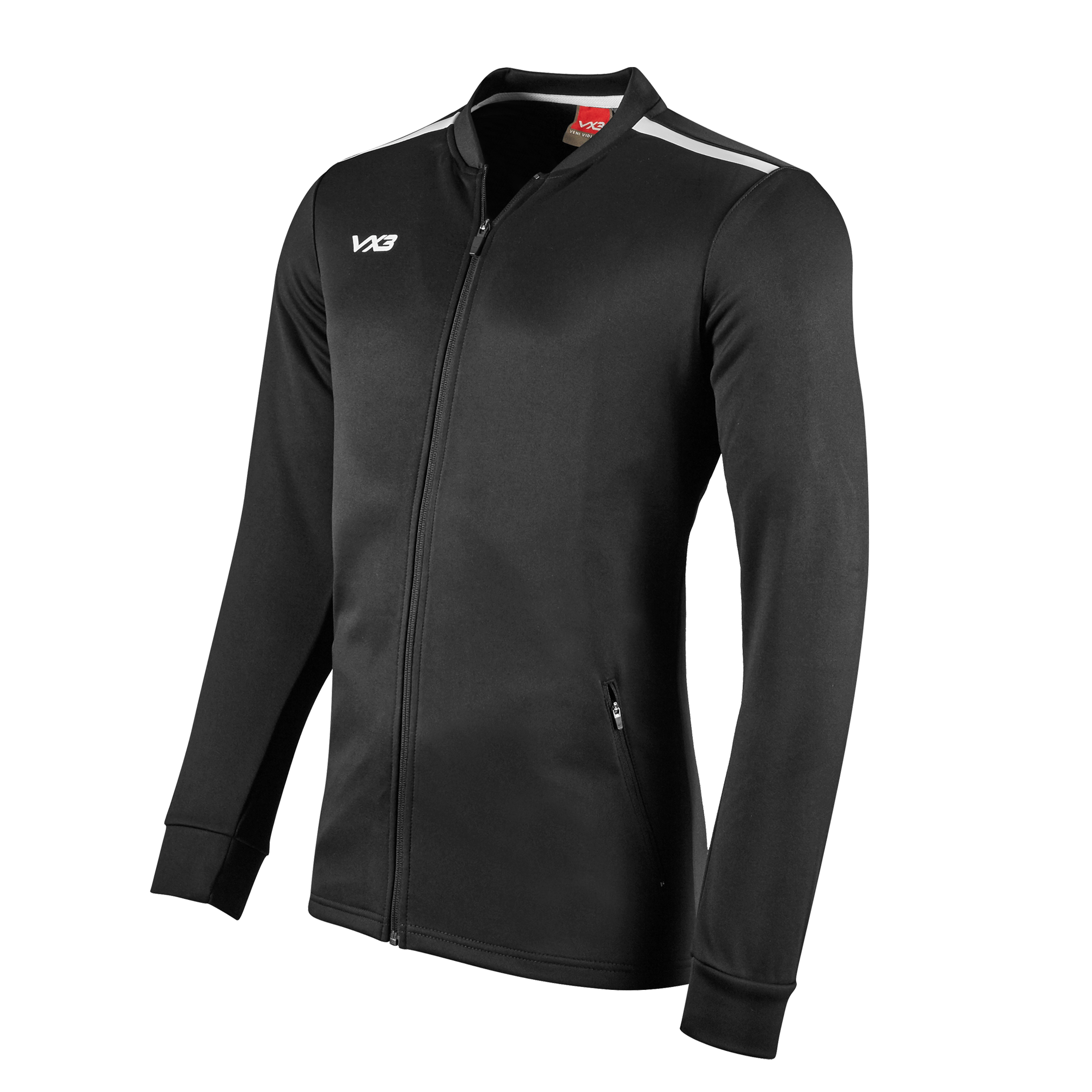 Fortis Youth Presentation Jacket Black/White
