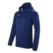 Fortis Youth Full Zip Rain Jacket Navy/Sky